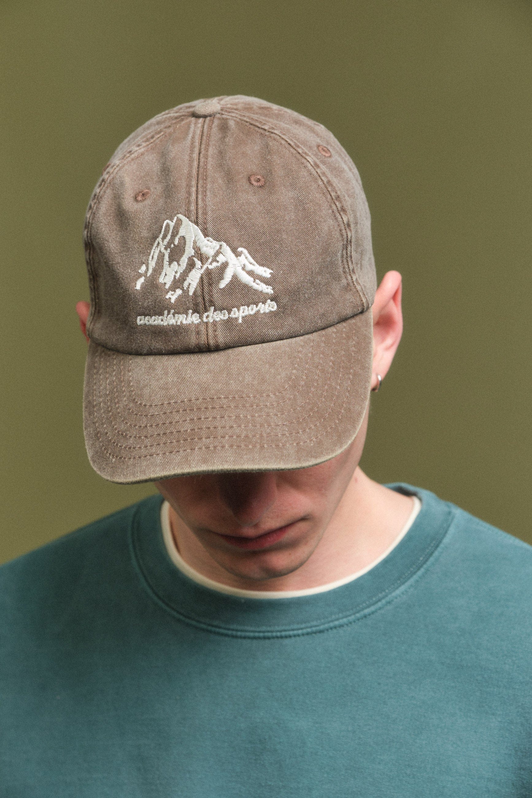 Vice 84 Mountains Vintage Washed Cap - Brown