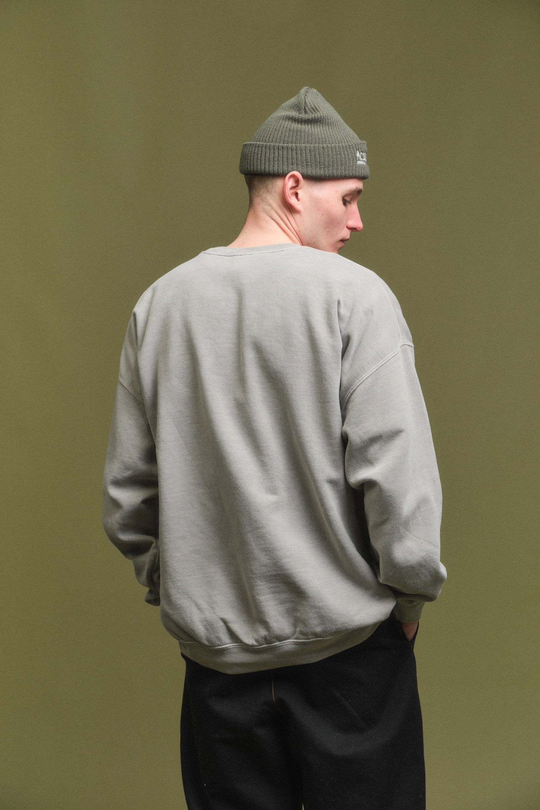 Vice 84 Co - Ordinates Ribbed Beanie - Fern Green