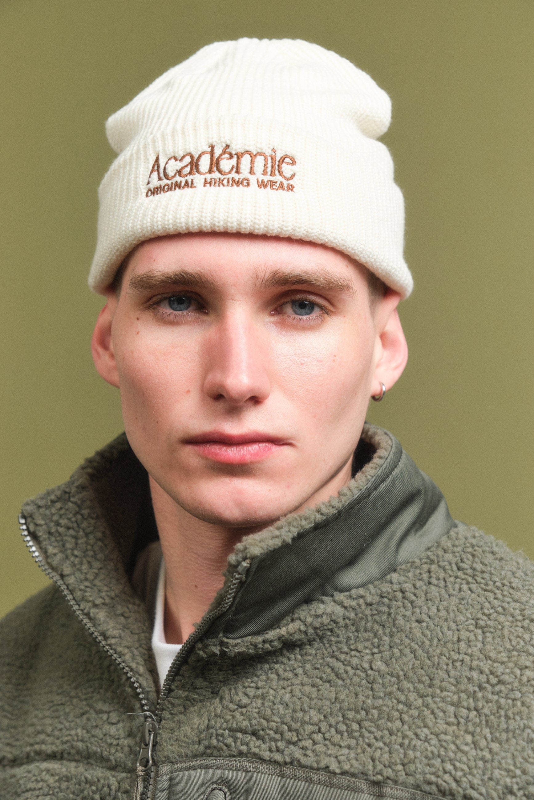 Vice 84 Co - Ordinates Ribbed Beanie - Ecru