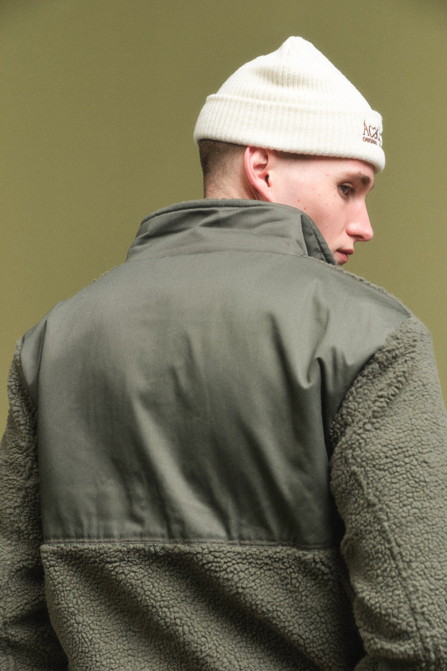 Vice 84 Co - Ordinates Ribbed Beanie - Ecru