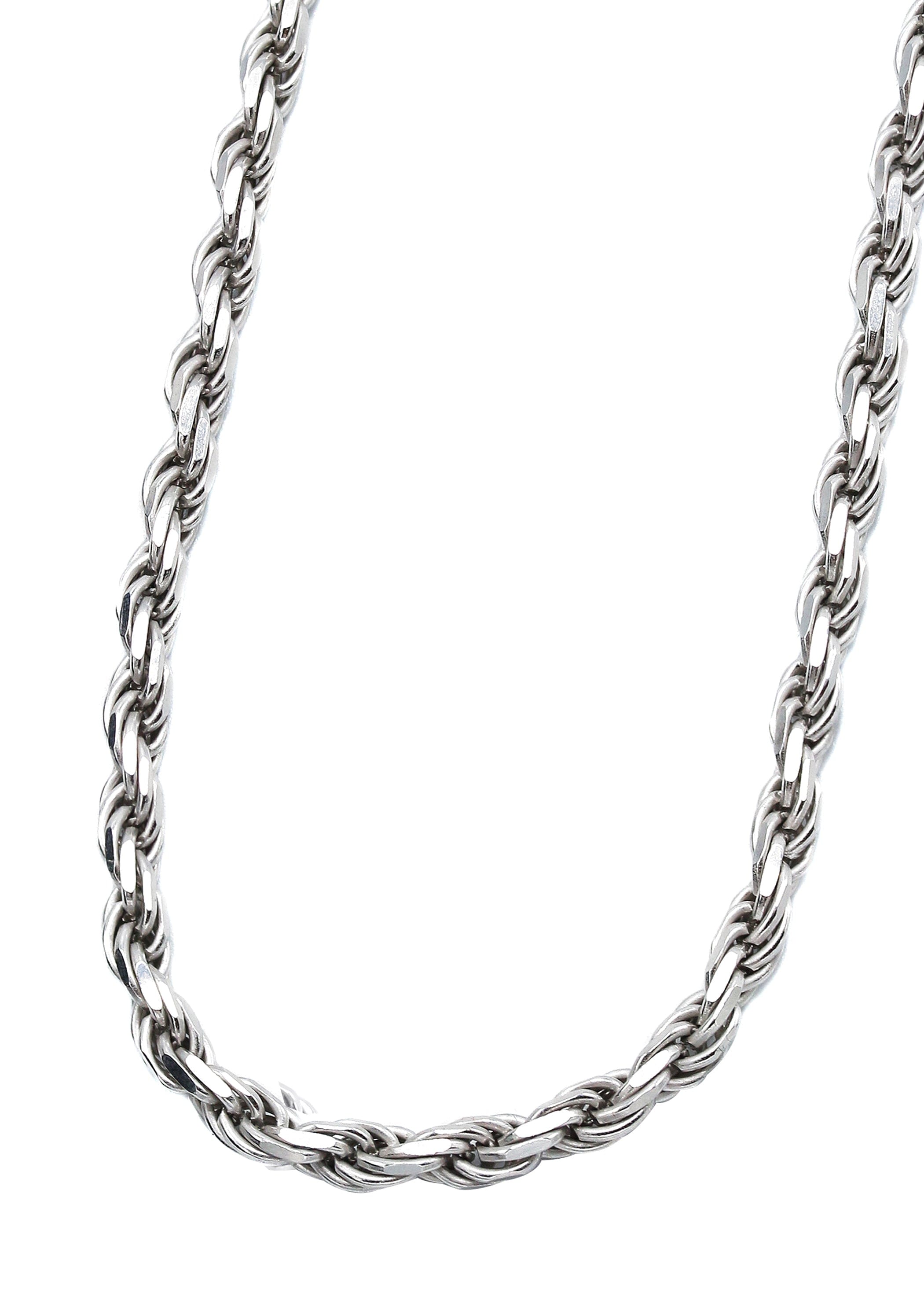 Manufacturer 43 Silver Chain - Mens White Chain / Rope Chain / 3.5 mm