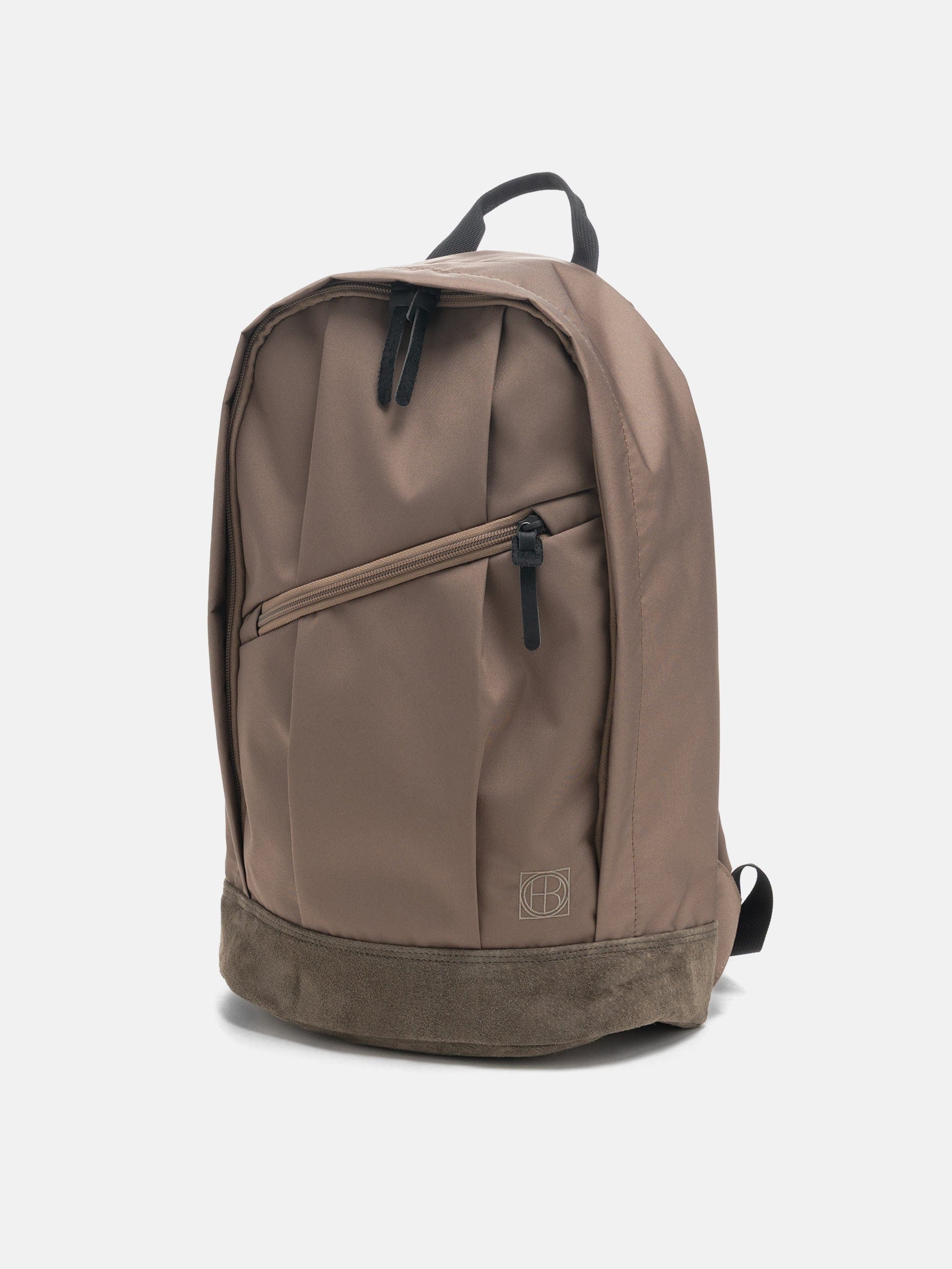 Hobo Daypack 17 l Polyester Oxford Cordura with Pig Suede Taupe