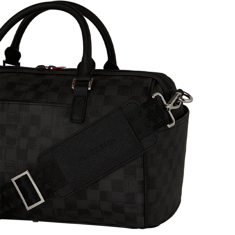 Spray Ground Scribble Shark Mini Duffle - Black