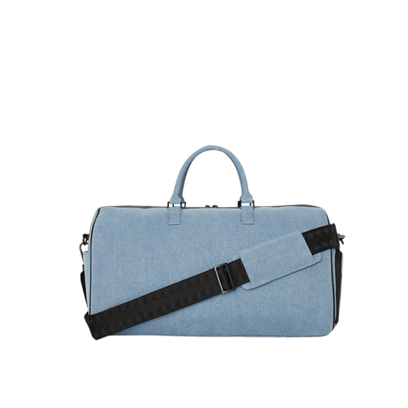 Spray Ground Denim Shark Duffle - Black