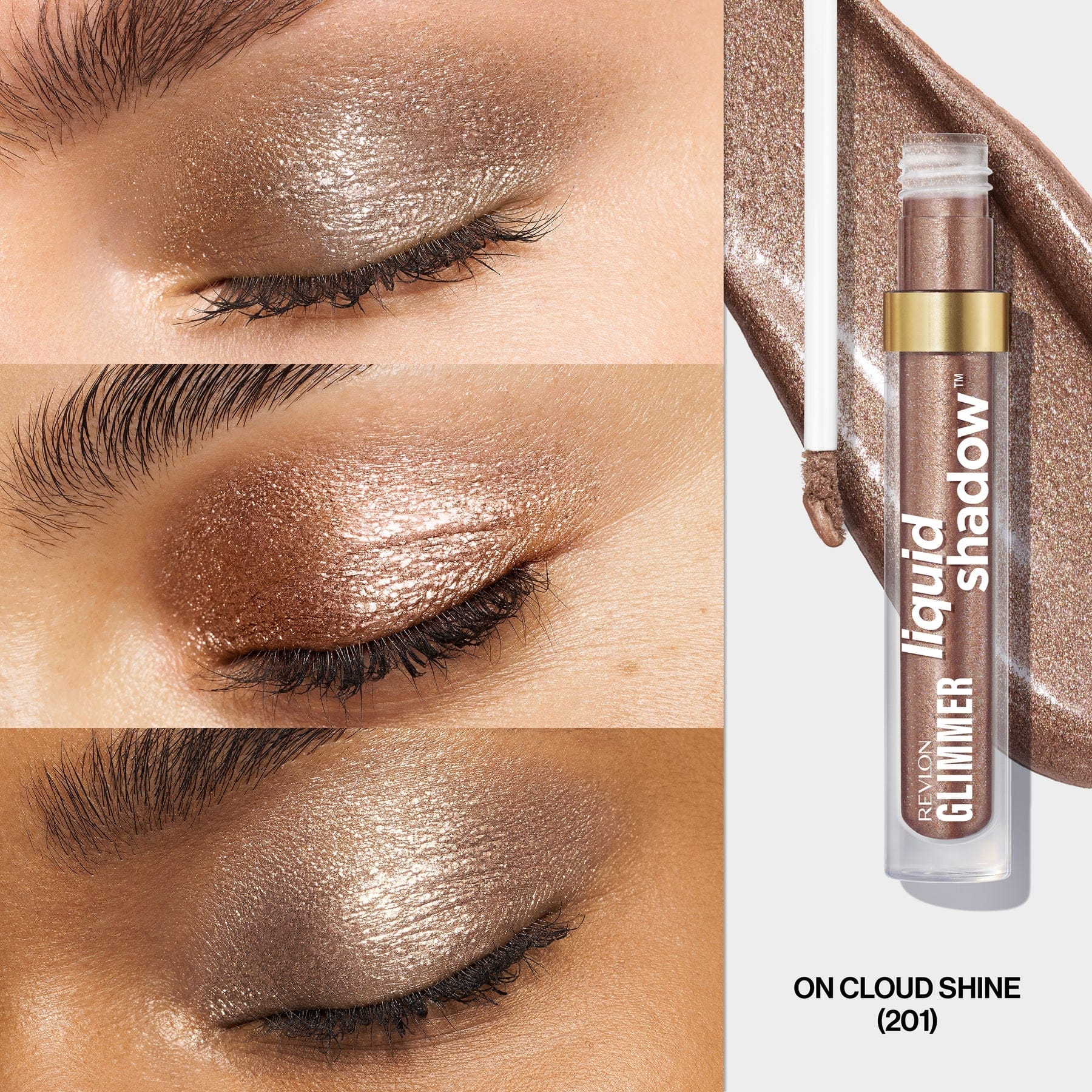 Revlon Glimmer Liquid Shadow 201 On Cloud Shine