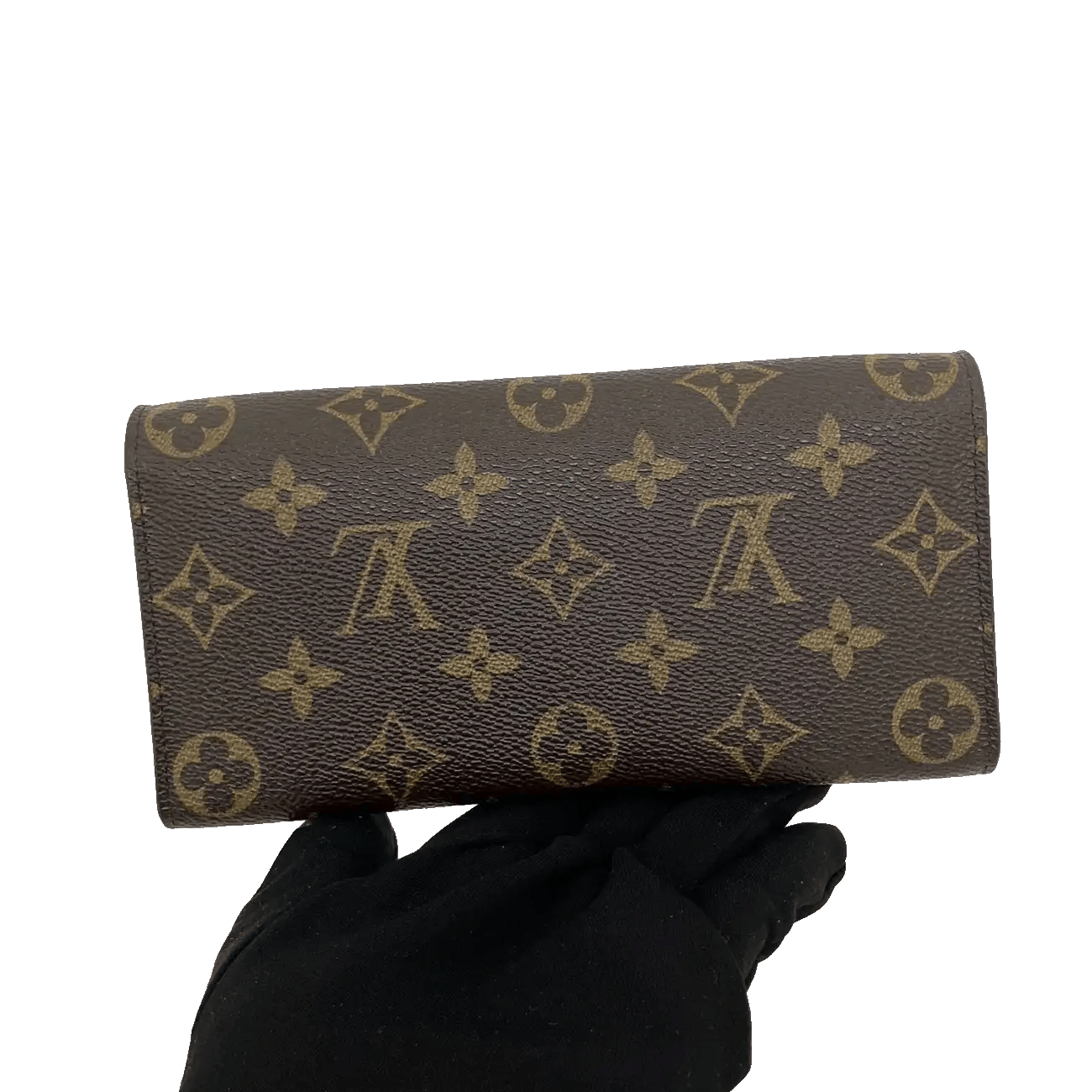 True To Sole Louis Vuitton Orange Monogram Emilie Wallet
