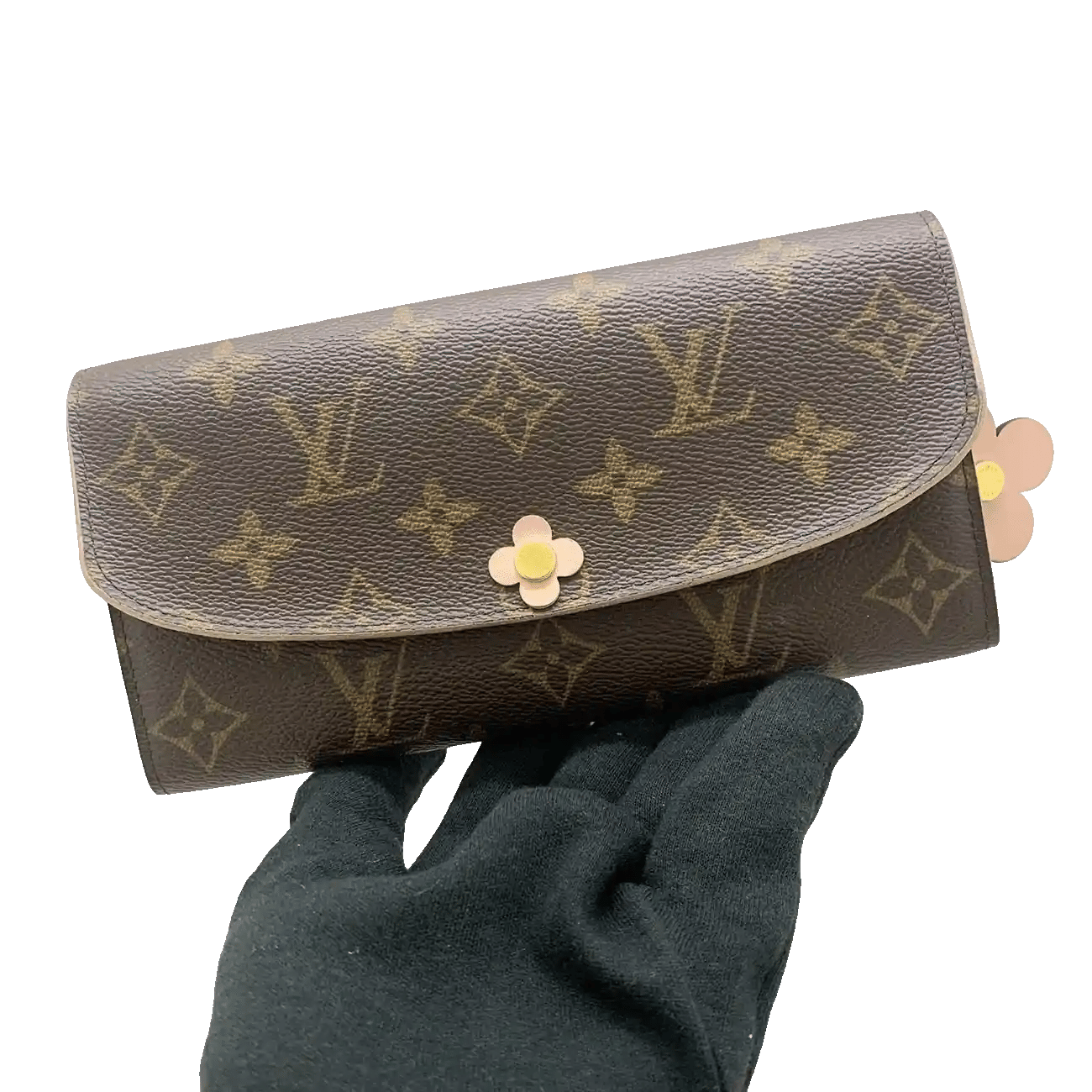True To Sole Louis Vuitton Monogram M64202 Emilie Flower Wallet