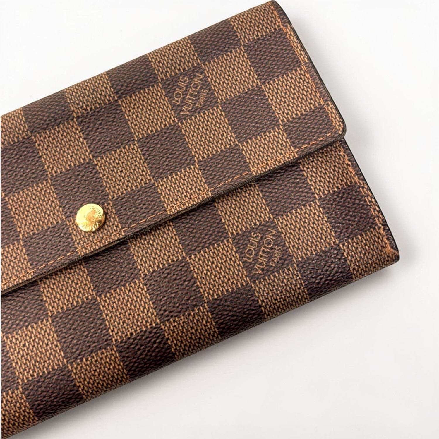 True To Sole Le Portefeuille Sarah Damier Ebene Louis Vuitton