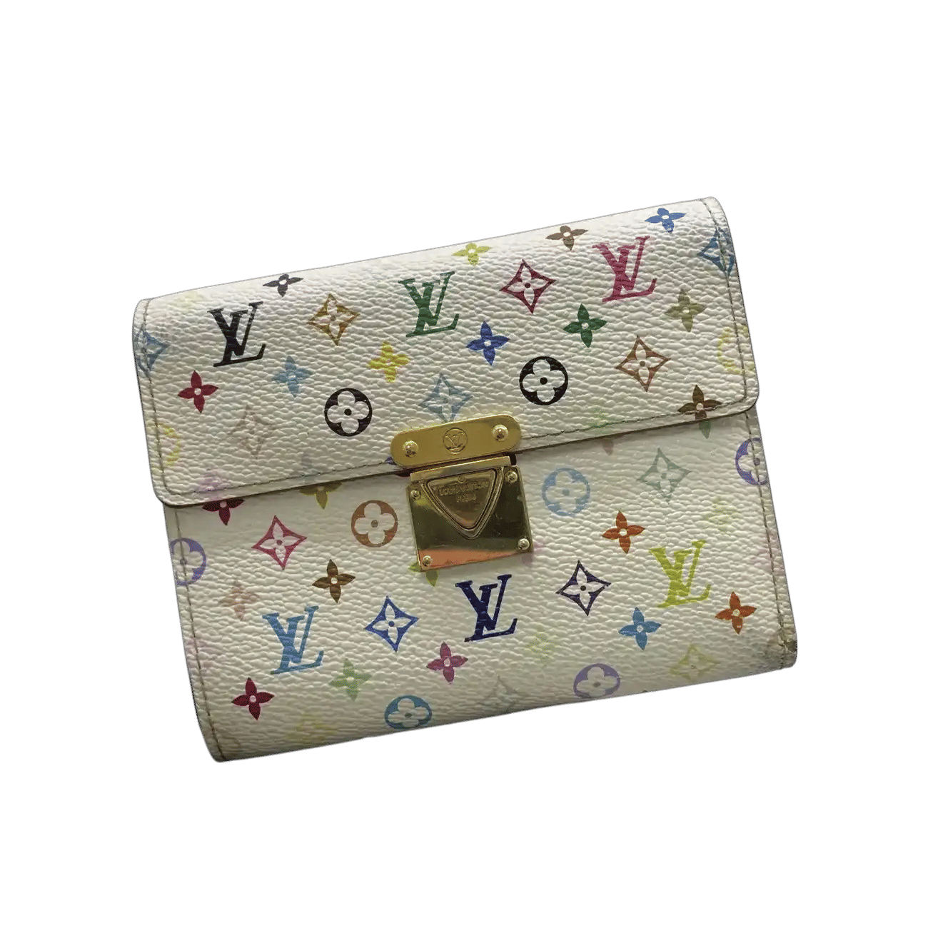 True To Sole Louis Vuitton Multicolor Koala Trifold Compact Wallet M58014