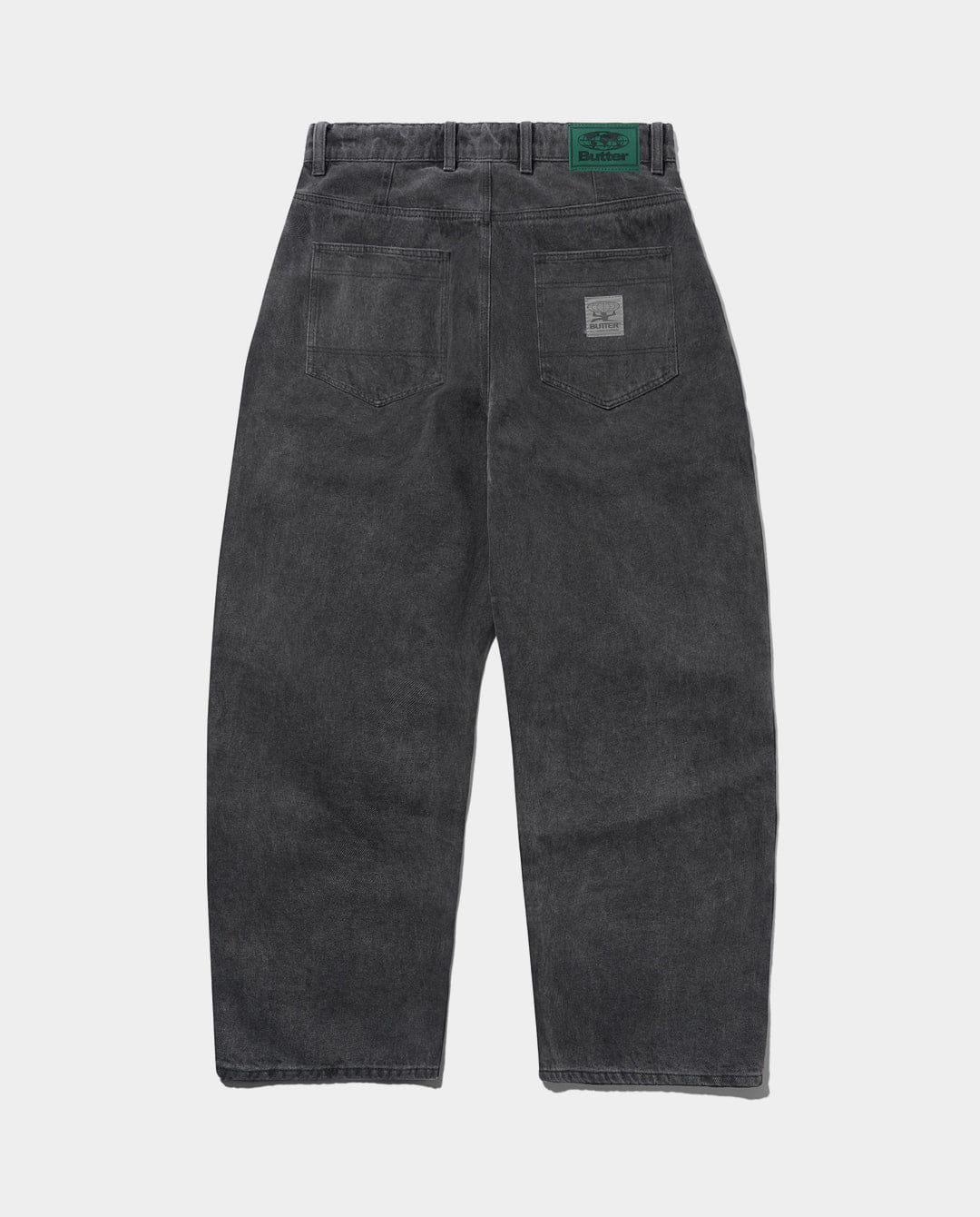Butter Goods - Wide Cut Denim Jeans - Rinsed Black