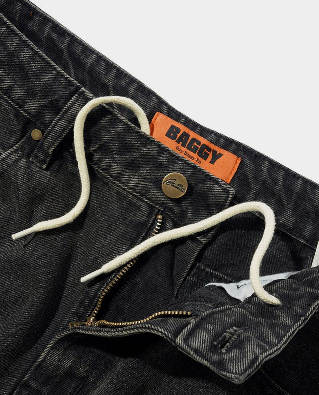 Butter Goods - Baggy Denim Jeans - Faded Black