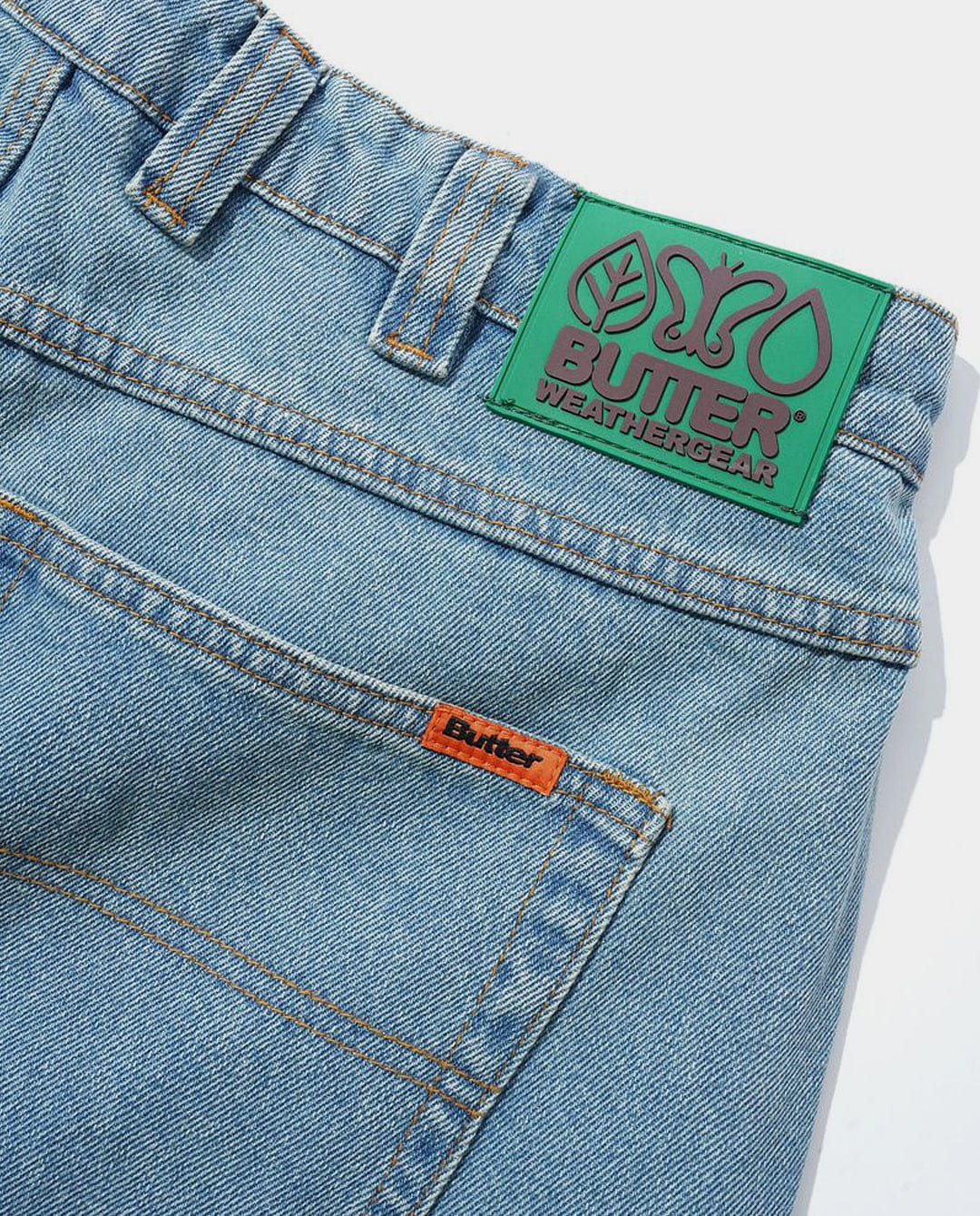 Butter Goods - Weathergear Denim Jeans - Distressed Indigo