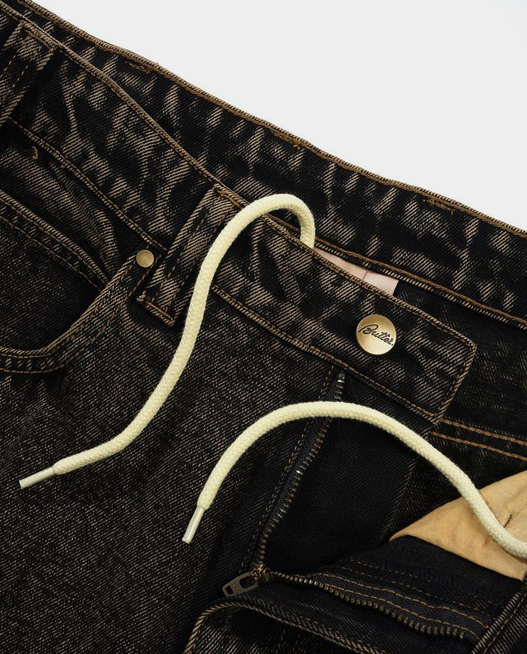 Butter Goods - Weathergear Denim Shorts - Brown Tint