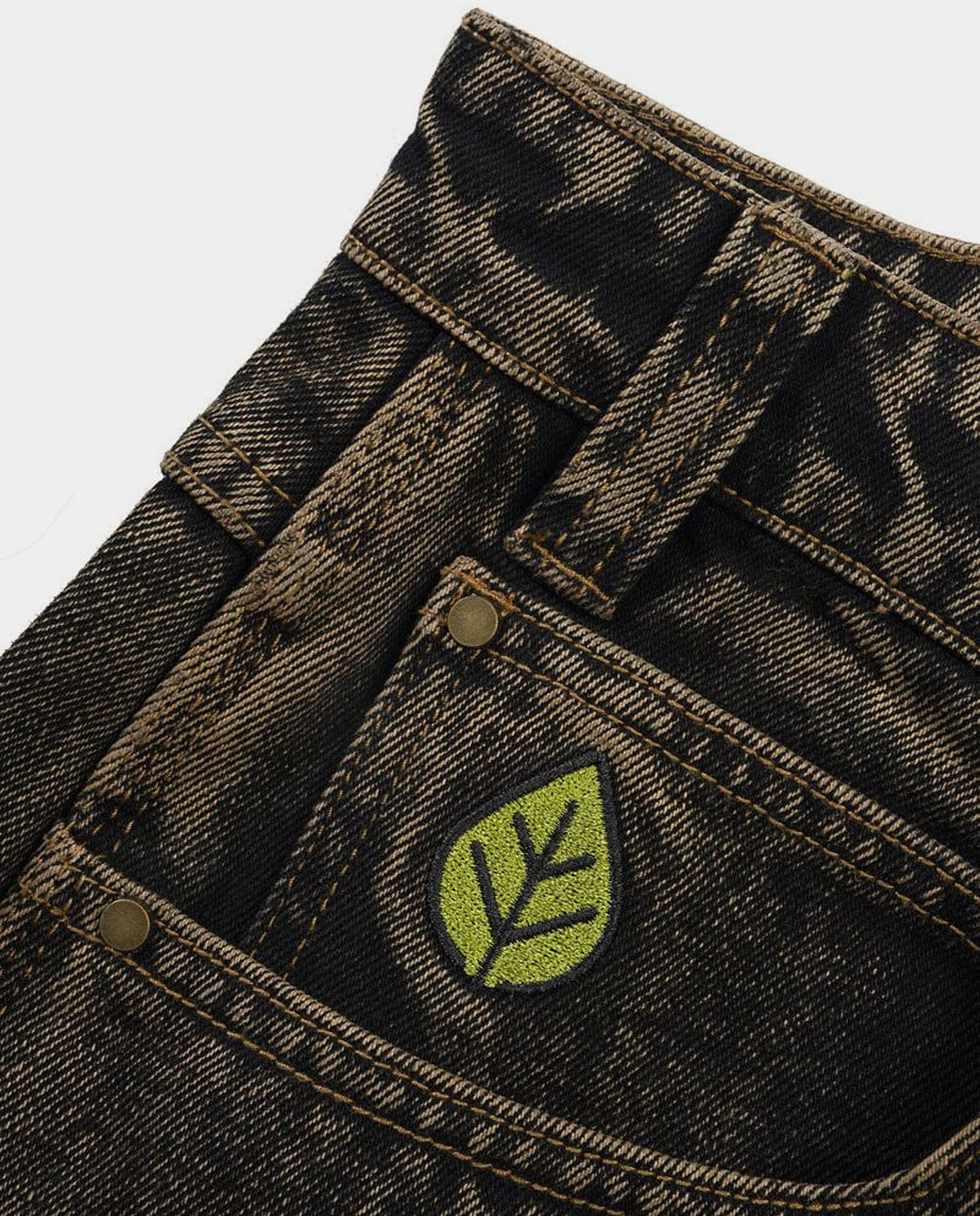 Butter Goods - Weathergear Denim Shorts - Brown Tint