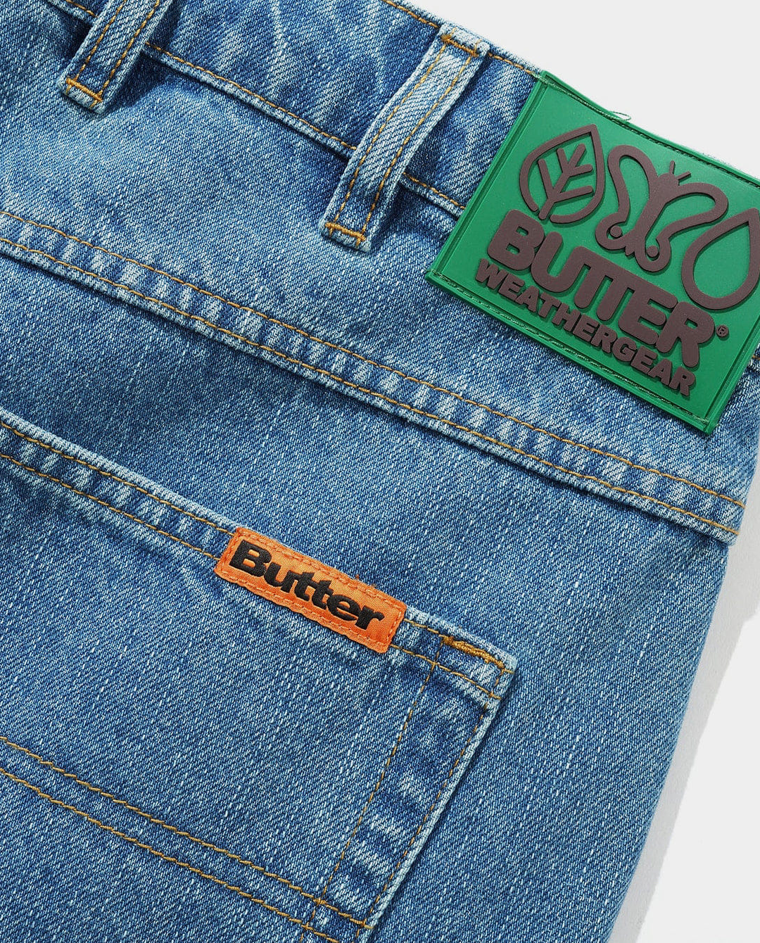 Butter Goods - Weathergear Denim Shorts - Streaky Indigo