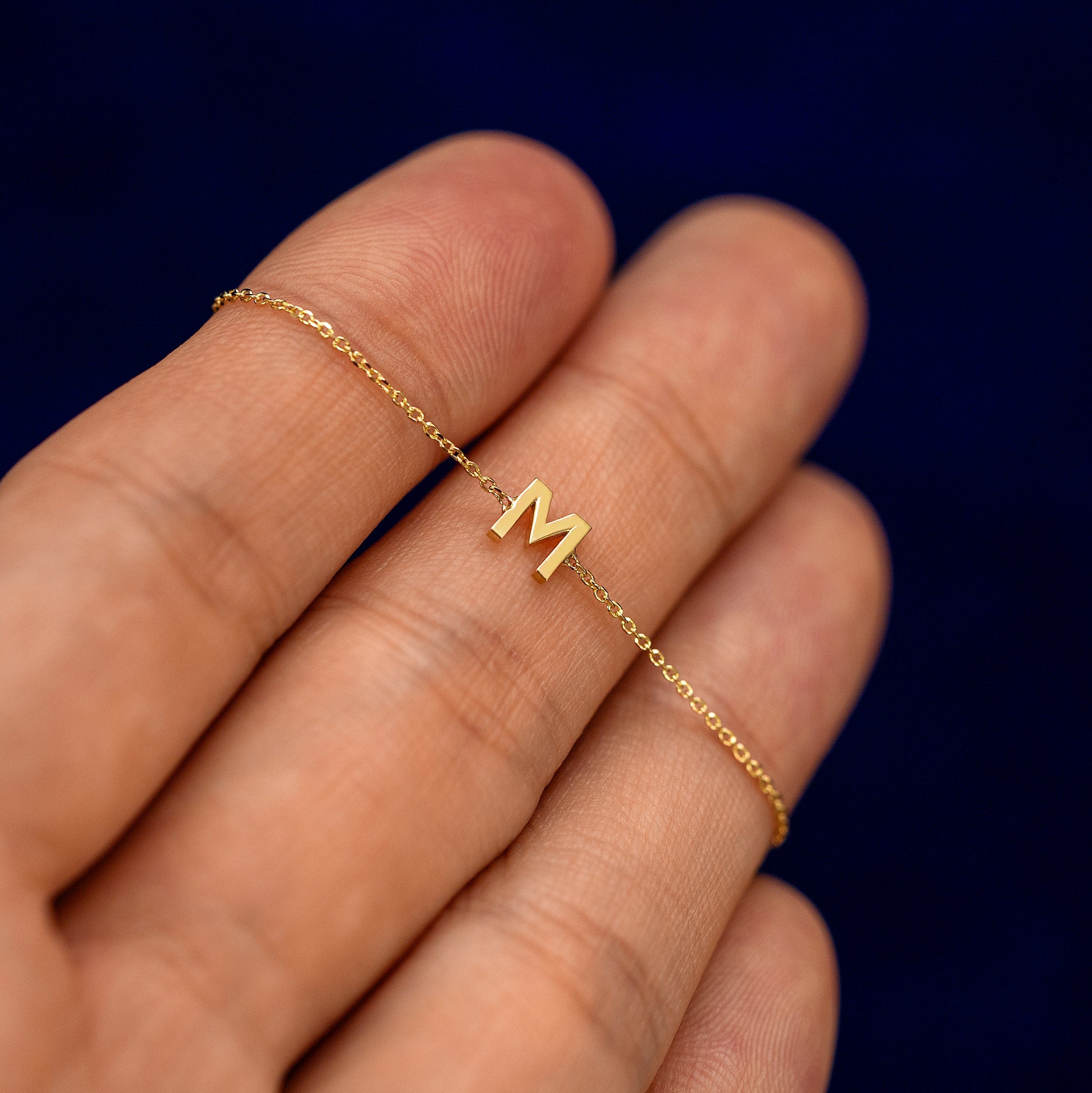 Automic Gold Studio Custom Initial Bracelet