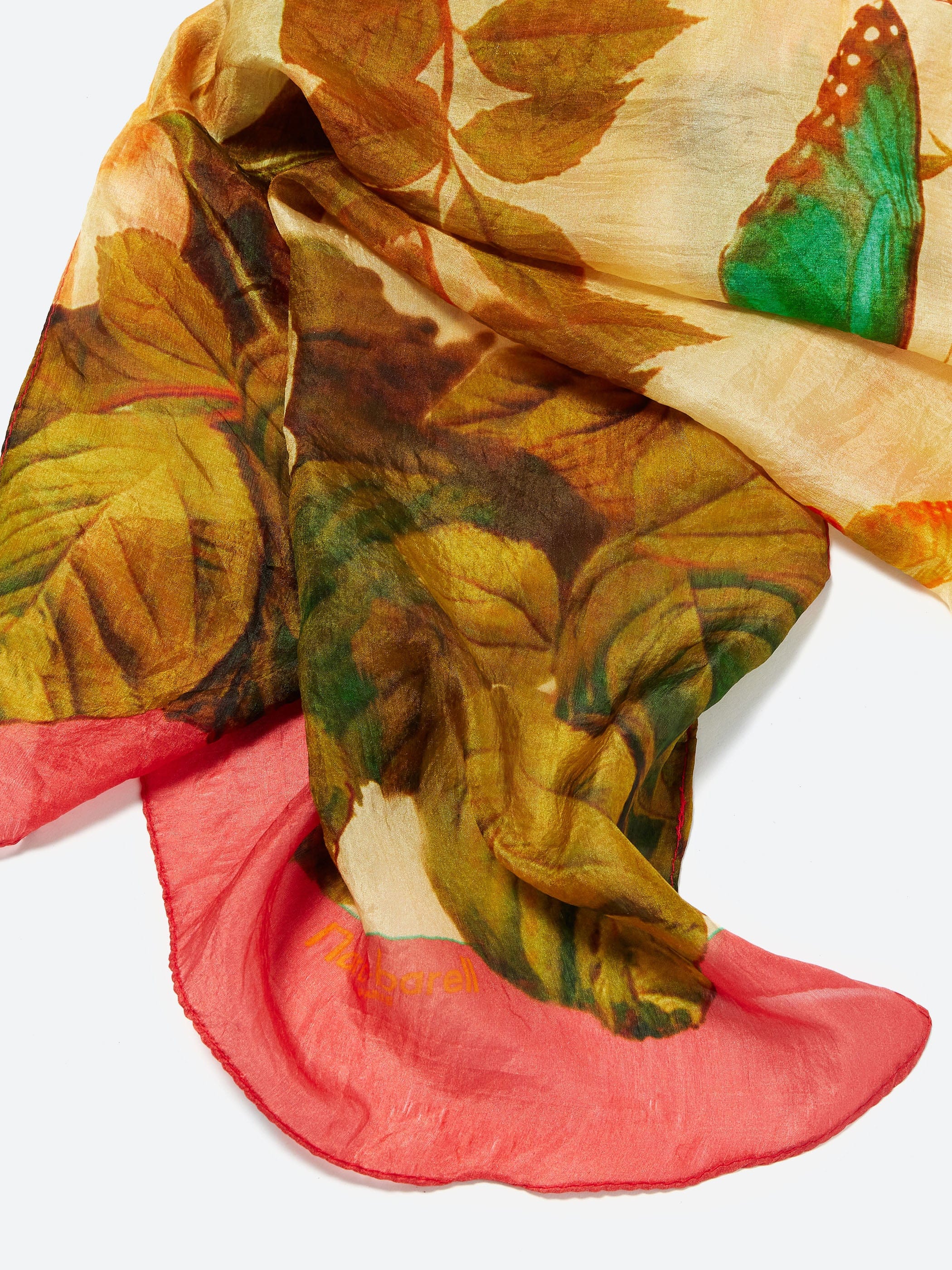 Marc Barell Butterfly Print Scarf