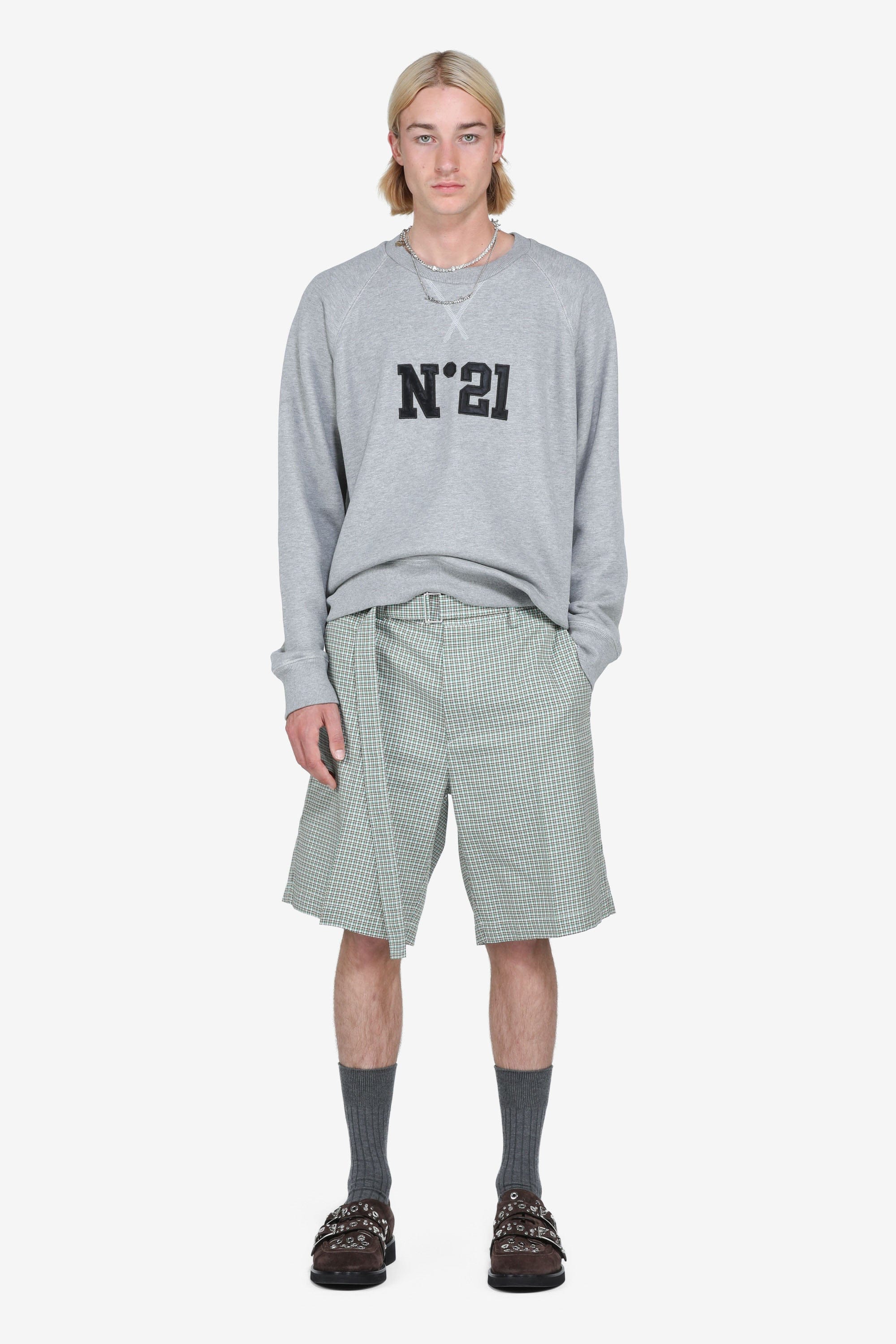 N21 Felpa girocollo con logo