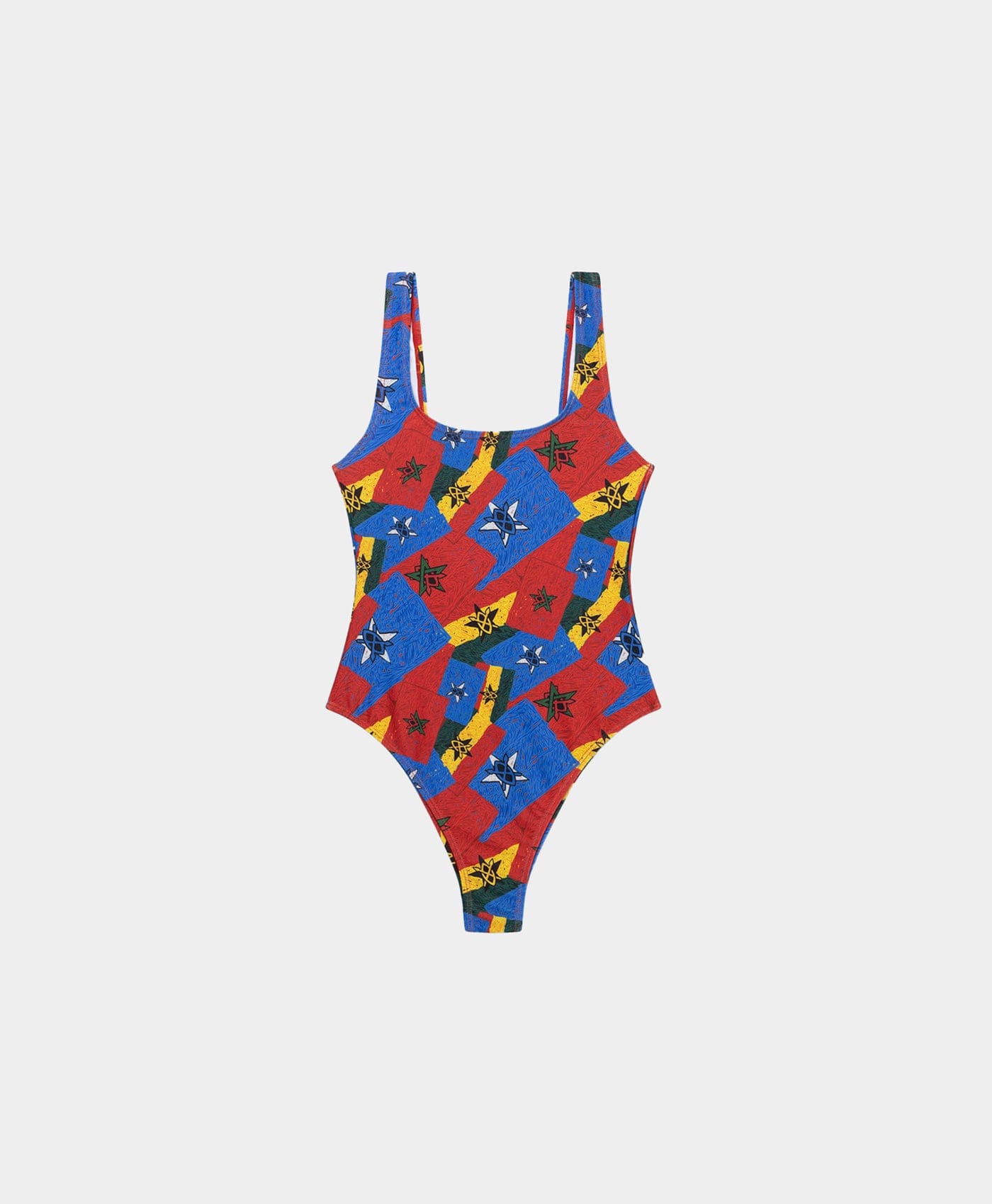 Yellow Red Blue Yellow Flag Rerise Flag Swimsuit