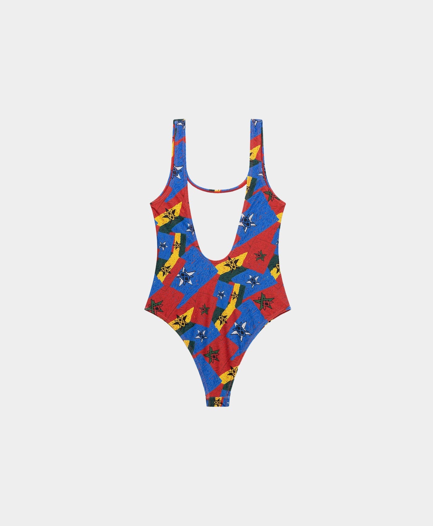 Yellow Red Blue Yellow Flag Rerise Flag Swimsuit