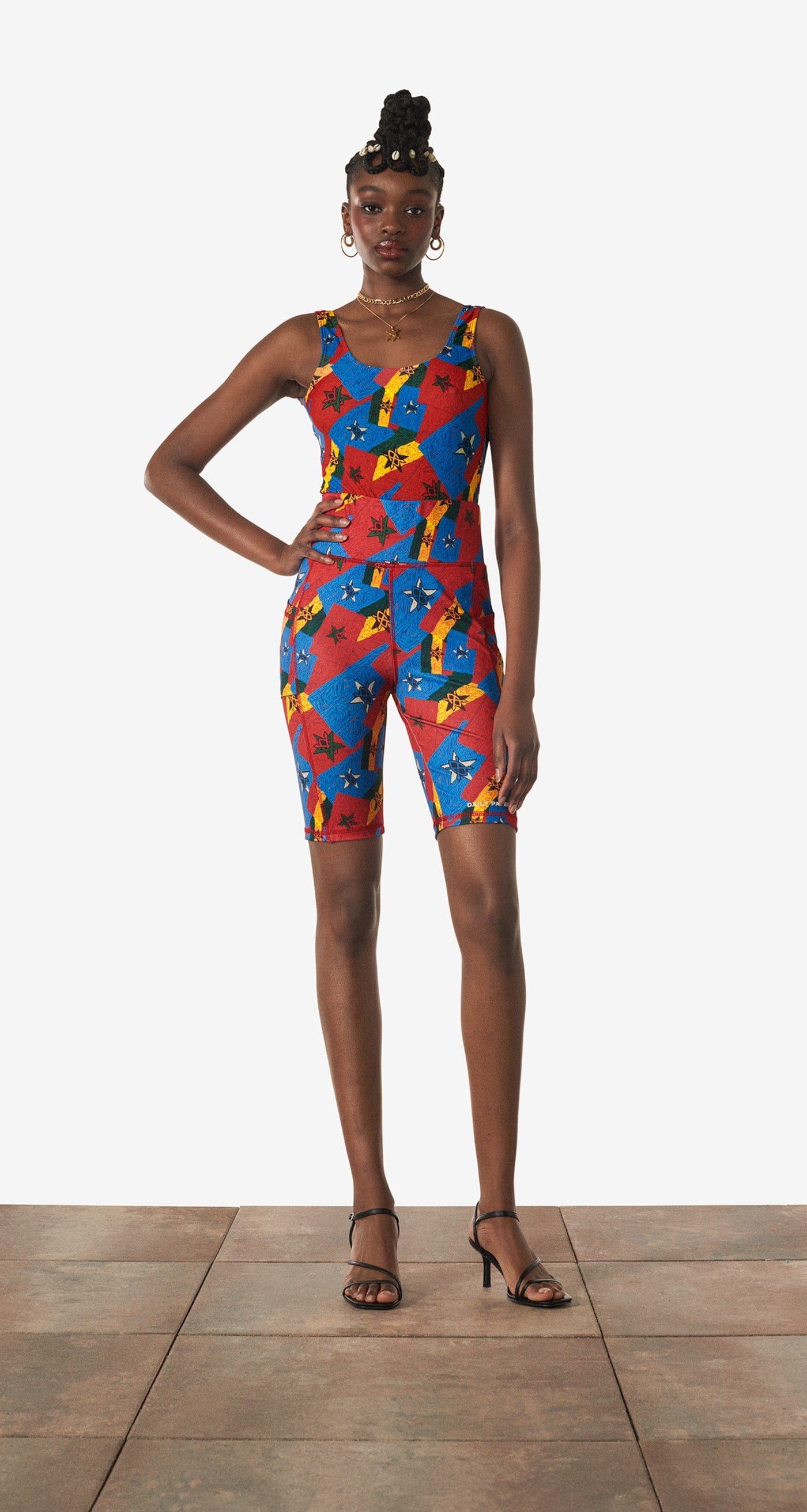 Yellow Red Blue Yellow Flag Rerise Flag Swimsuit