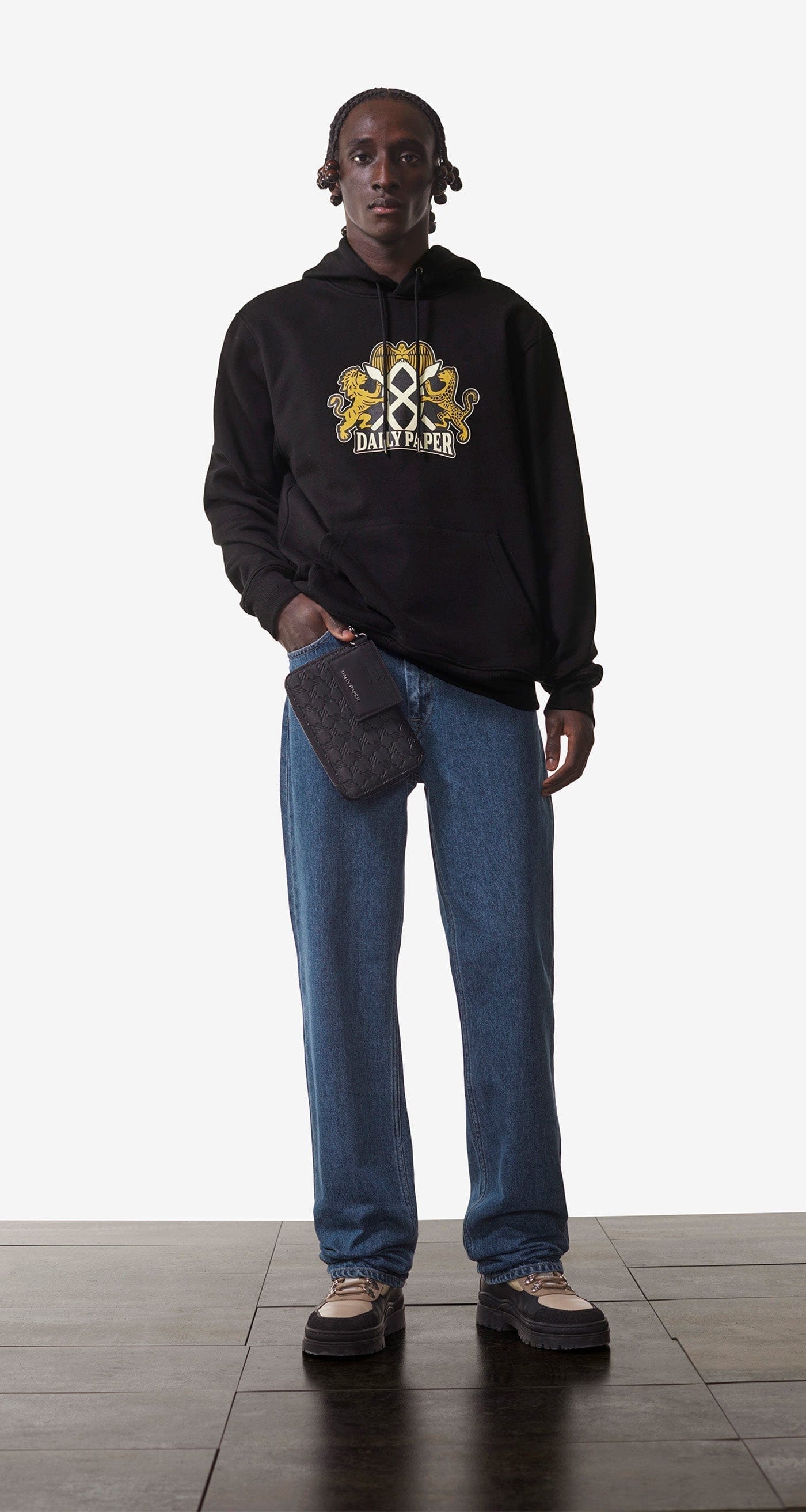 Daily Paper Black Nakato Hoody