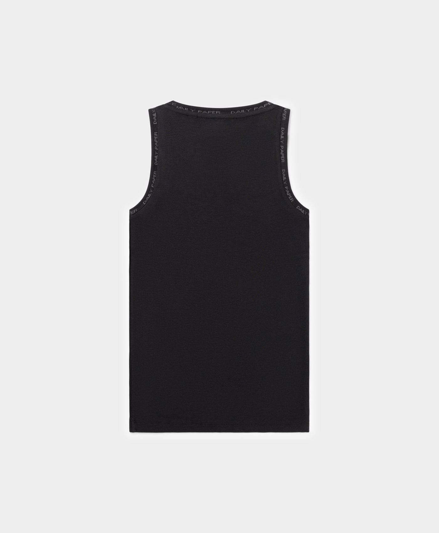 Daily Paper Black Erib Tank Top