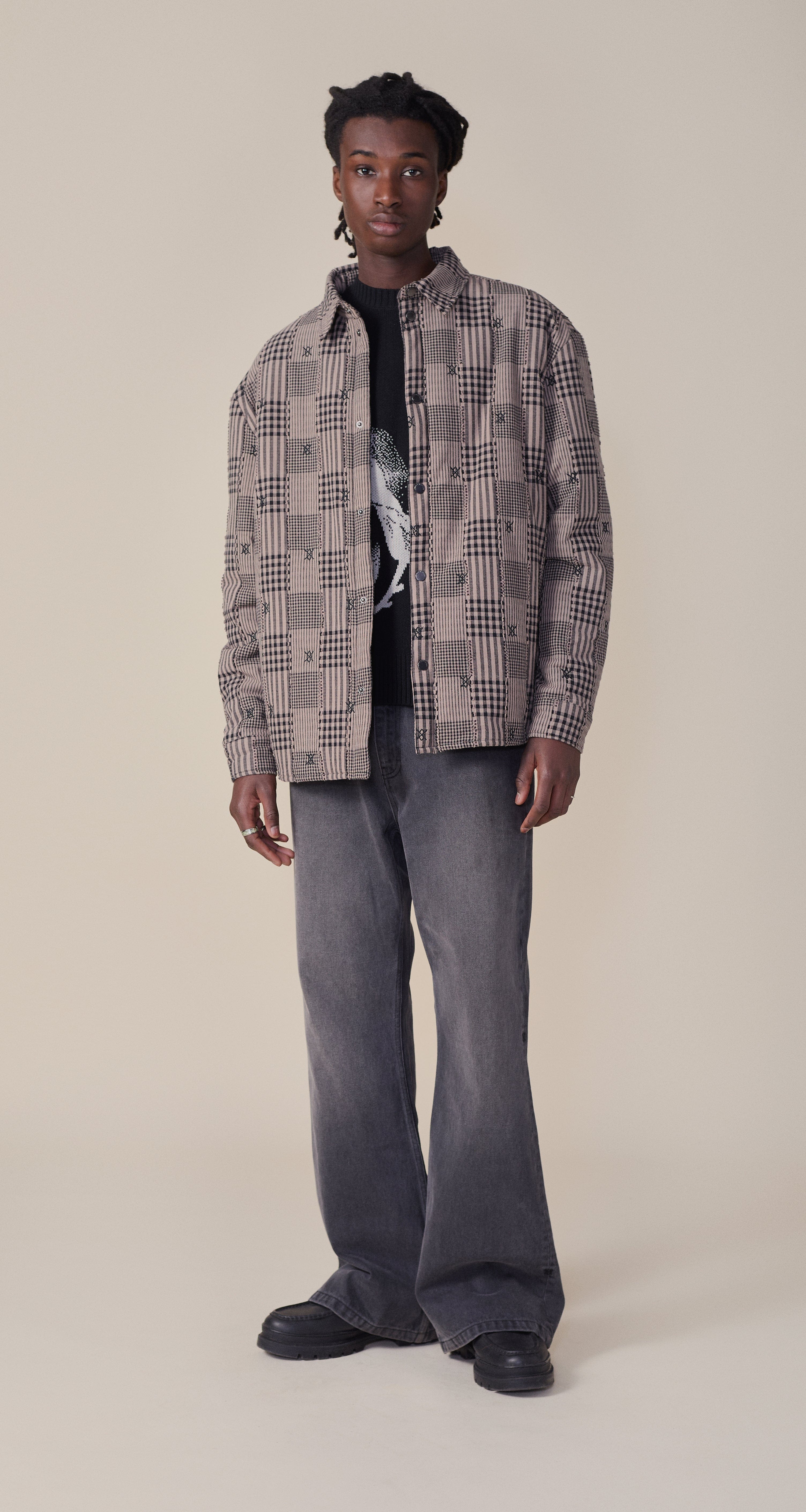 Daily Paper Wet Weather Quilted Shield Longsleeve Shirt