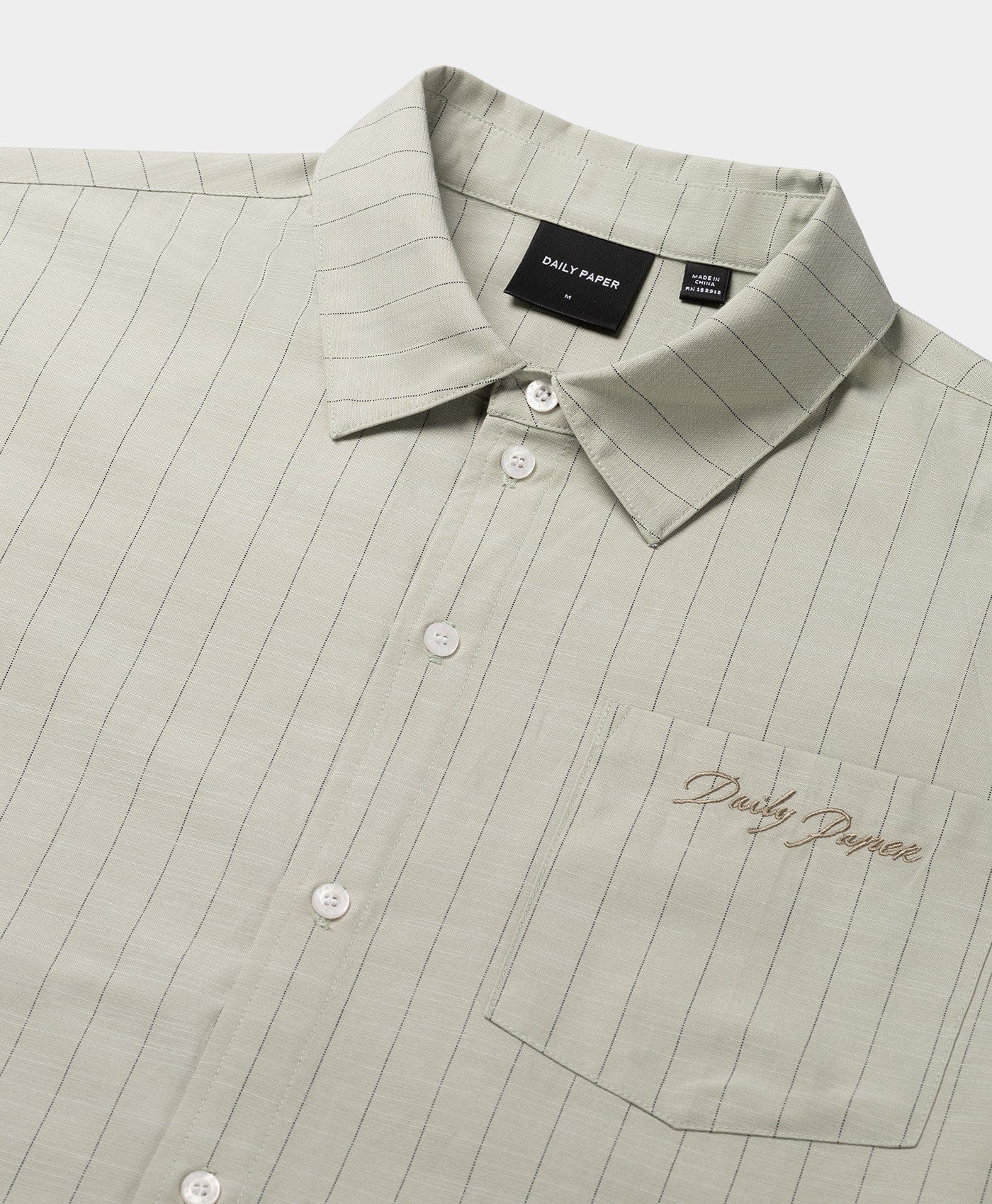 Daily Paper Green Stripe Script Shirt