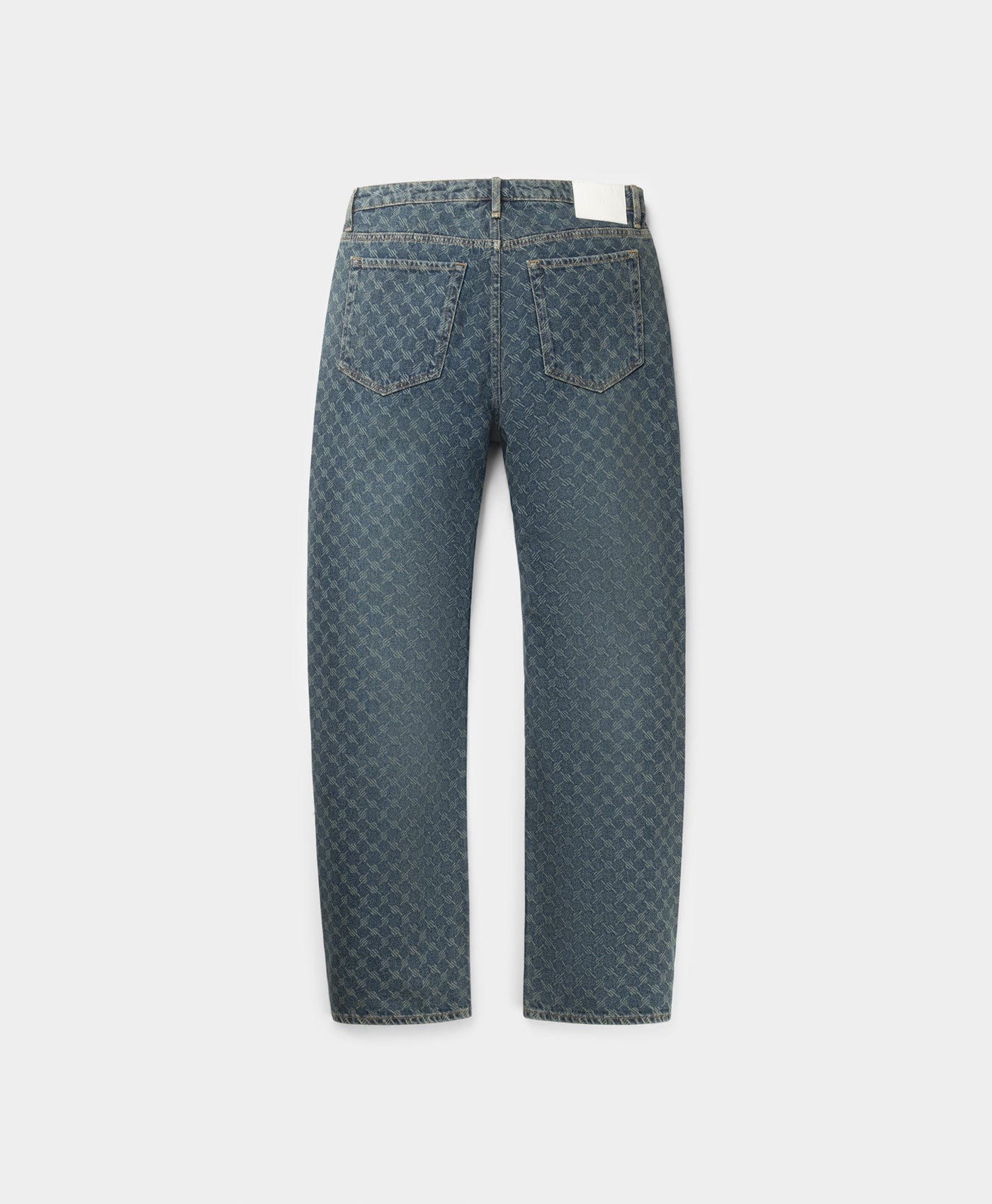 Monogram Sand Blue Amba Monogram Relaxed Jeans