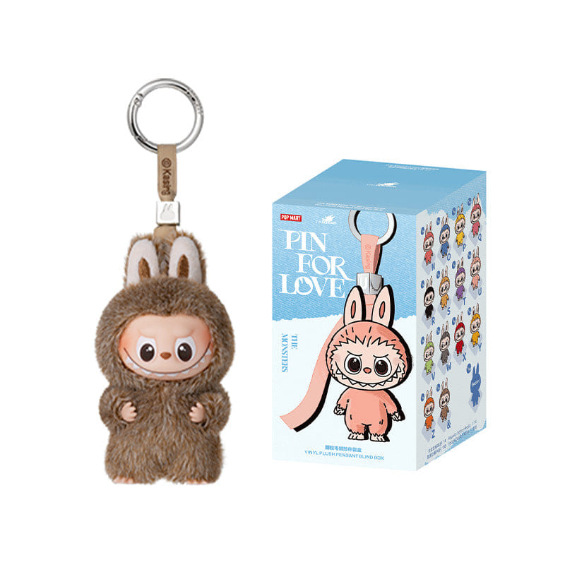 MY Funbox Official Store POPMART Mini Labubu PIN FOR LOVE SERIES - Vinyl Plush Pendant Blind Box (N - Z)