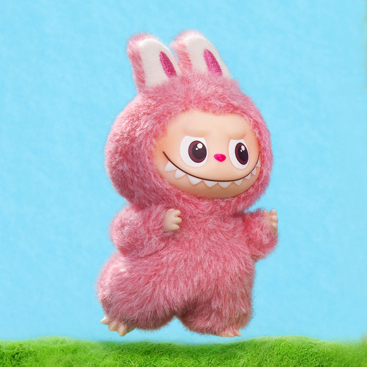 MY Funbox Official Store POPMART Mini Labubu PIN FOR LOVE SERIES - Vinyl Plush Pendant blind box (A - M)