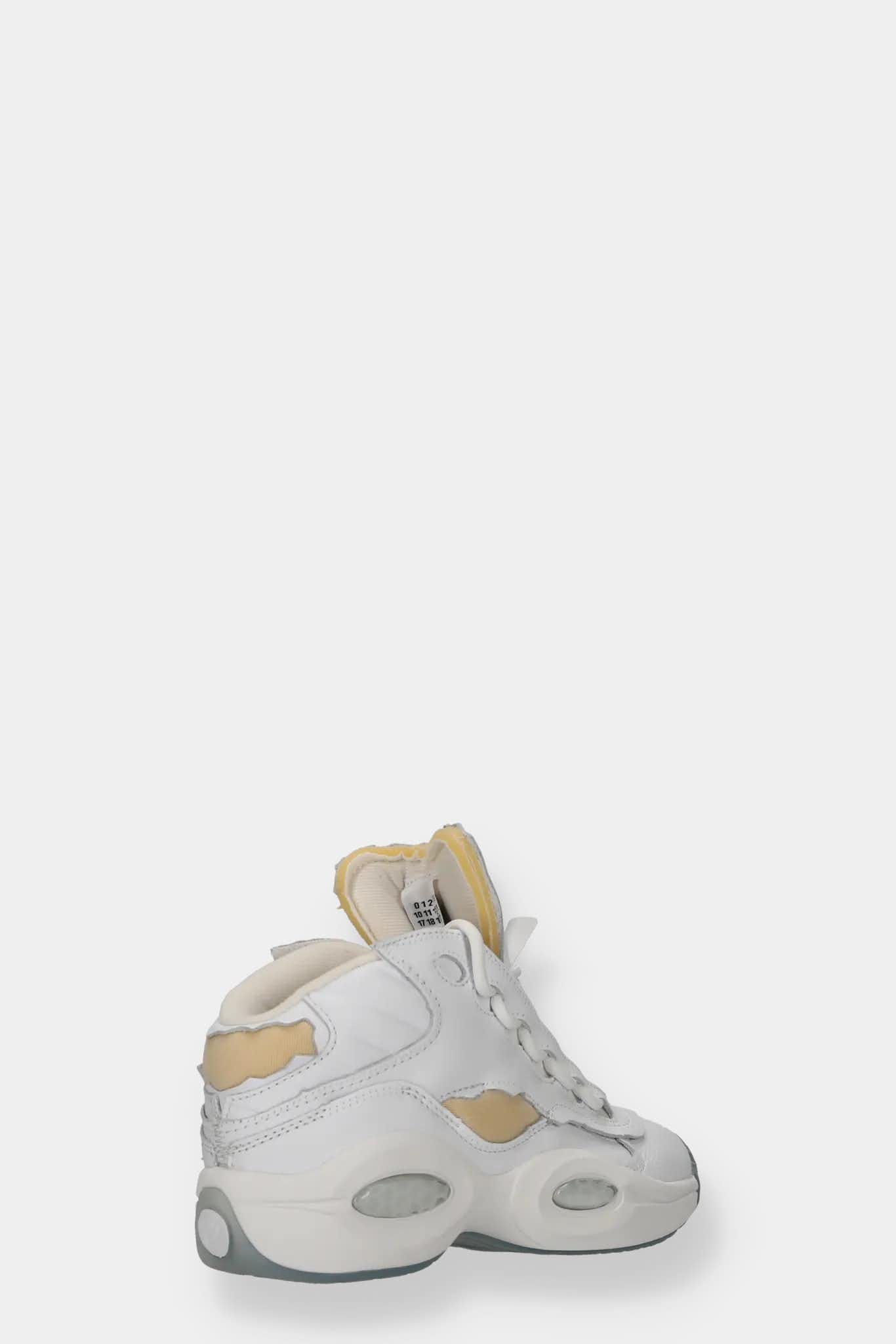 Maison Margiela x Reebok Basketball blanches Project 0 TQ Memory Of