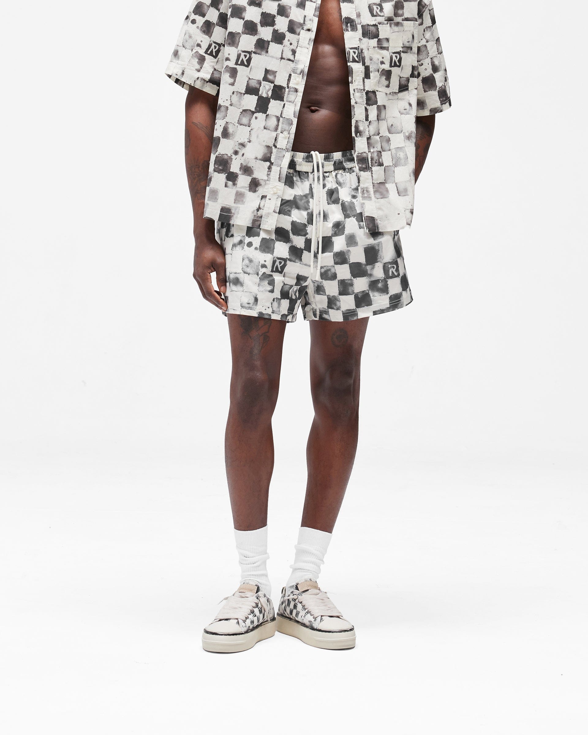 SC26 Pool Side Swim Short - Flat White