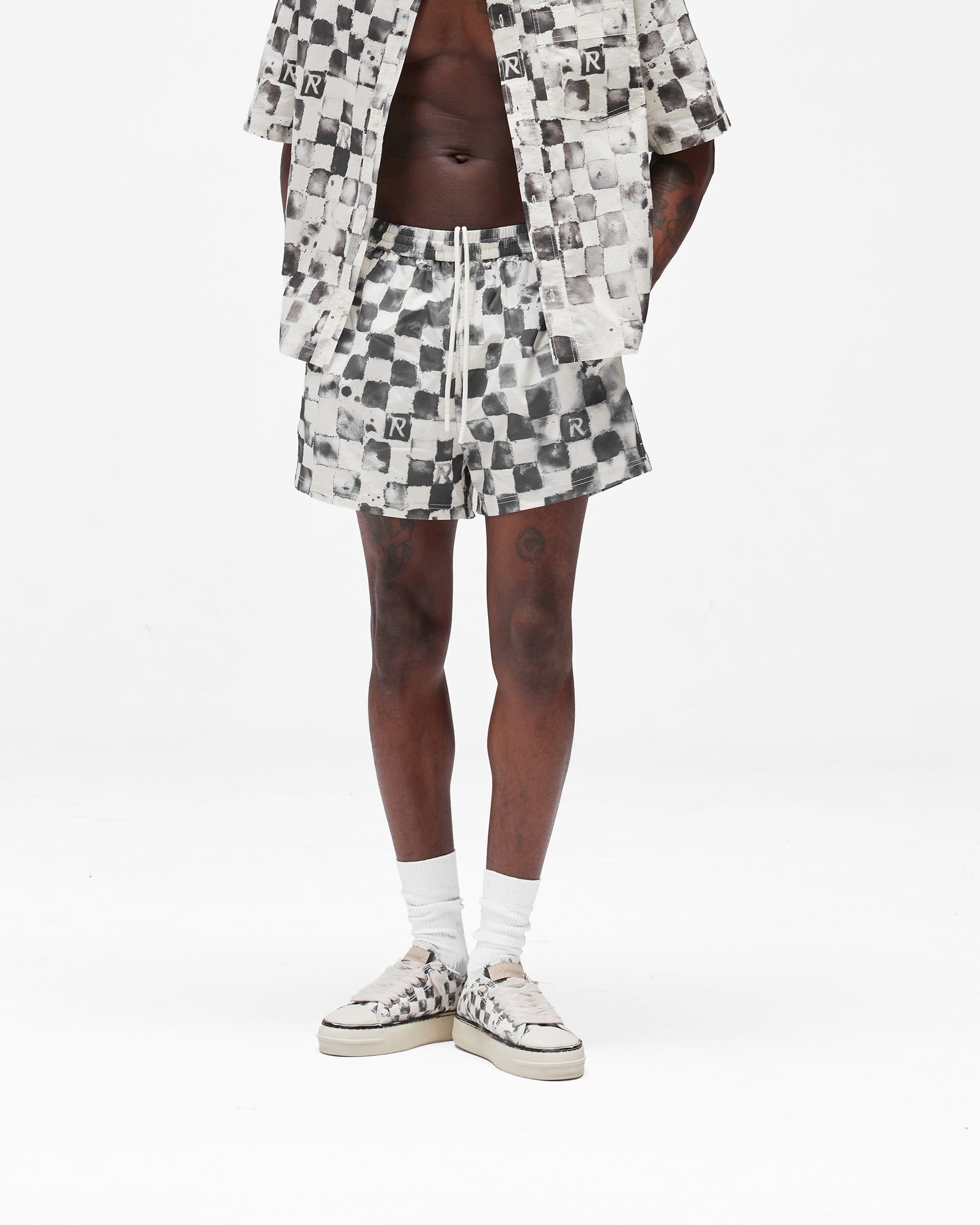 SC26 Pool Side Swim Short - Flat White