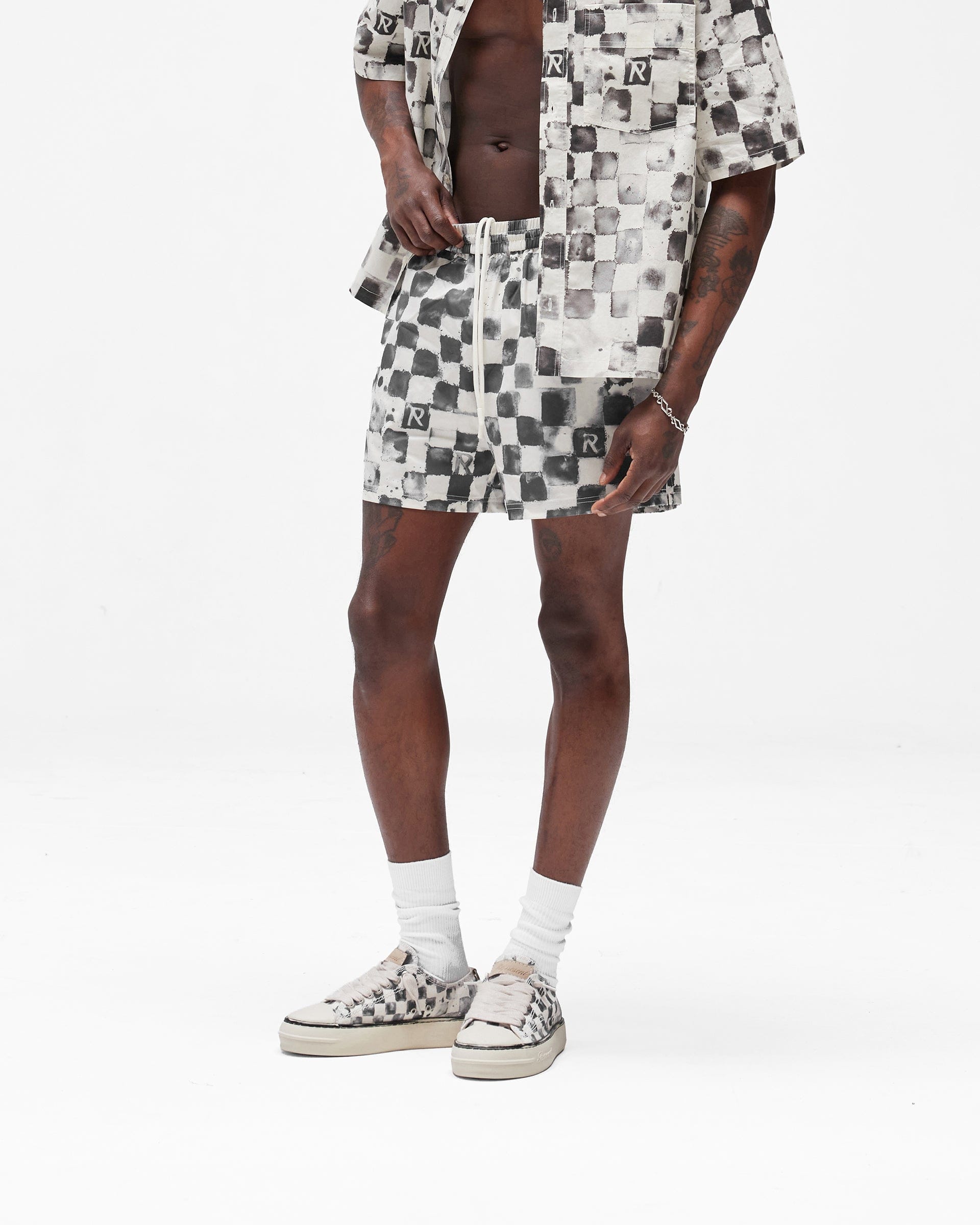 SC26 Pool Side Swim Short - Flat White