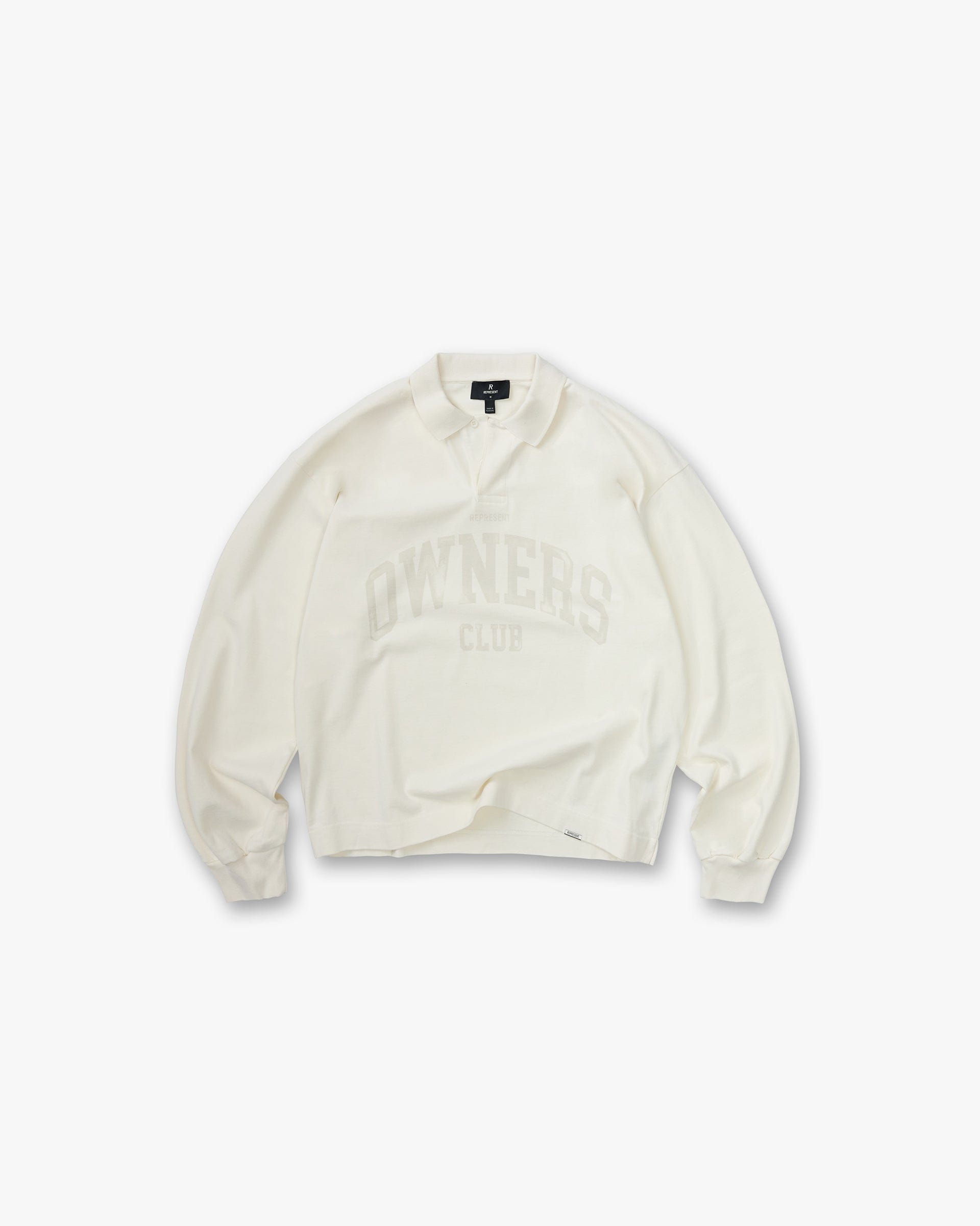 Owners Club Represent Owners Club Rugby Polo - Chalk