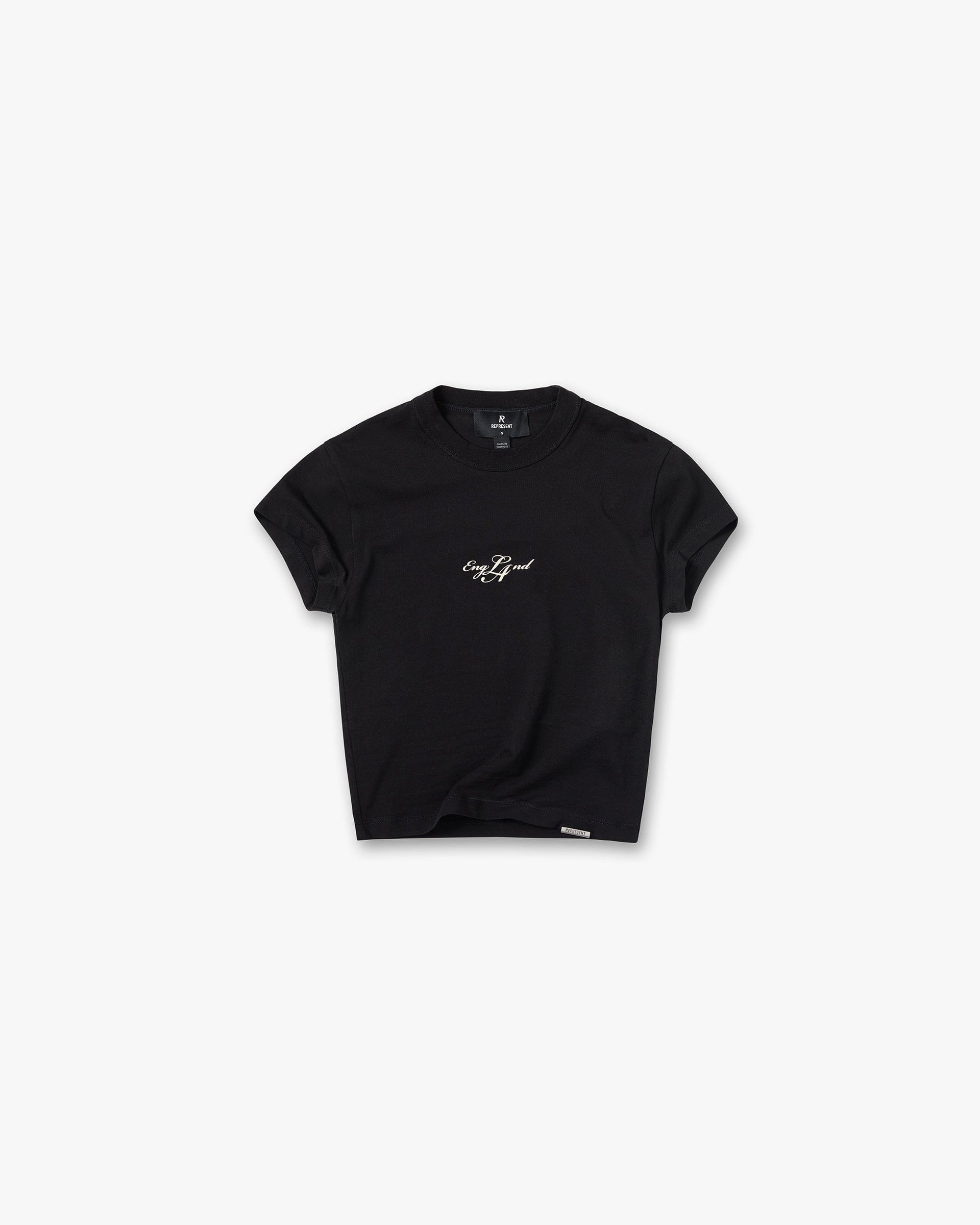 England Baby T-Shirt - Jet Black