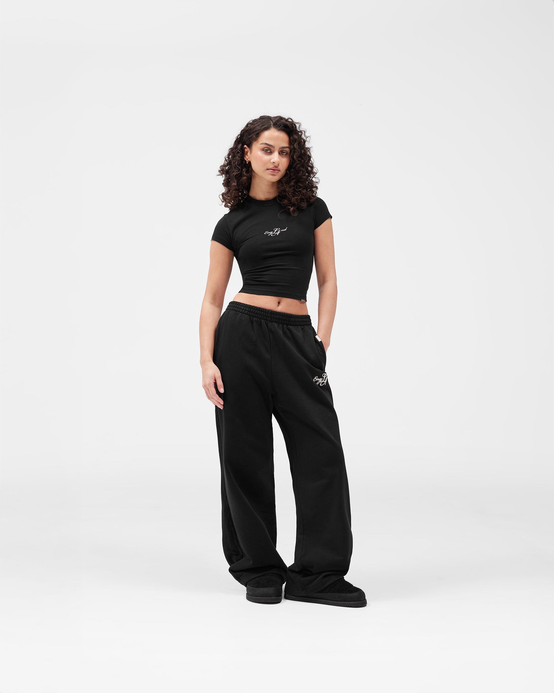 England Baby T-Shirt - Jet Black