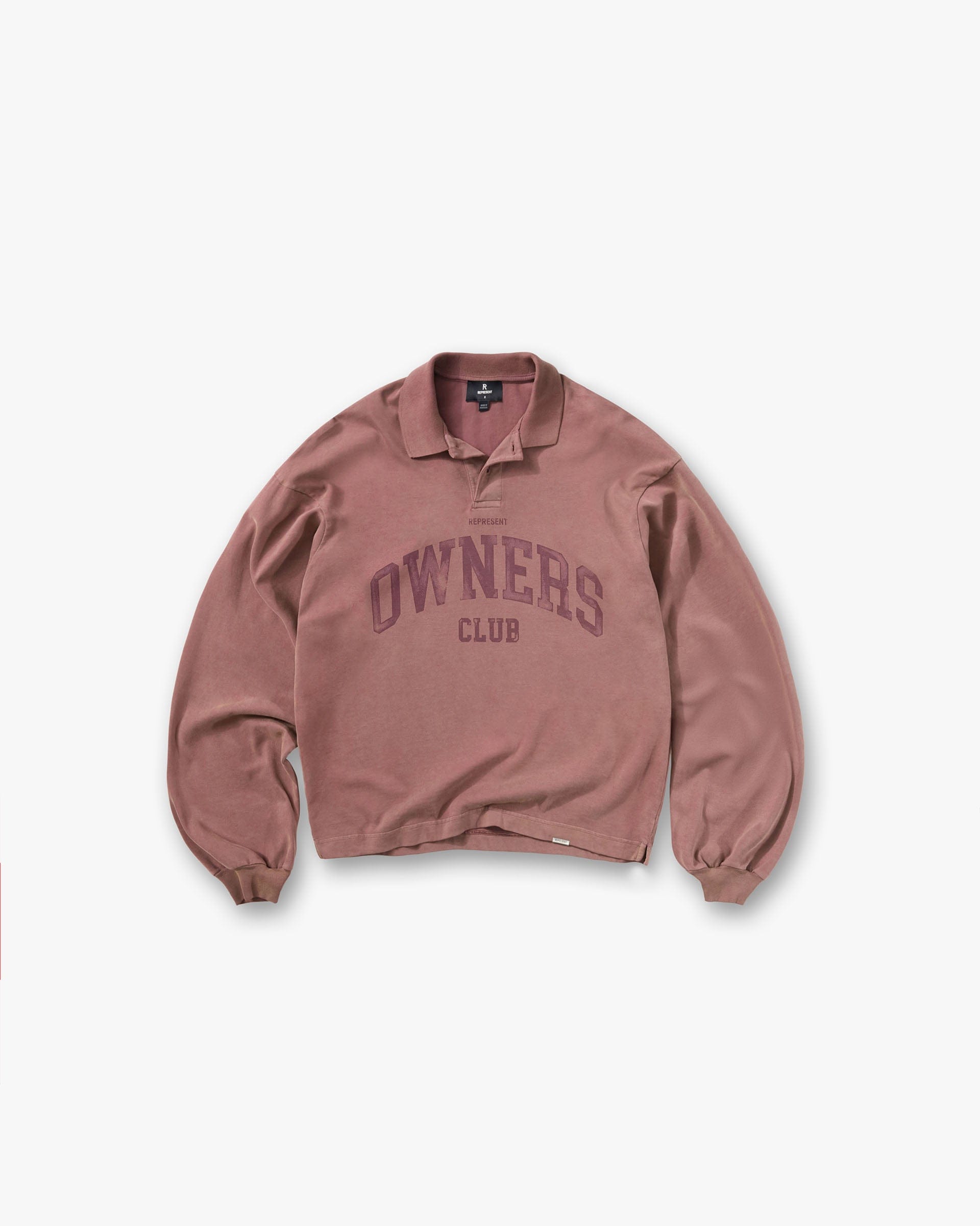 Owners Club Represent Owners Club Rugby Polo - Smoked Rose
