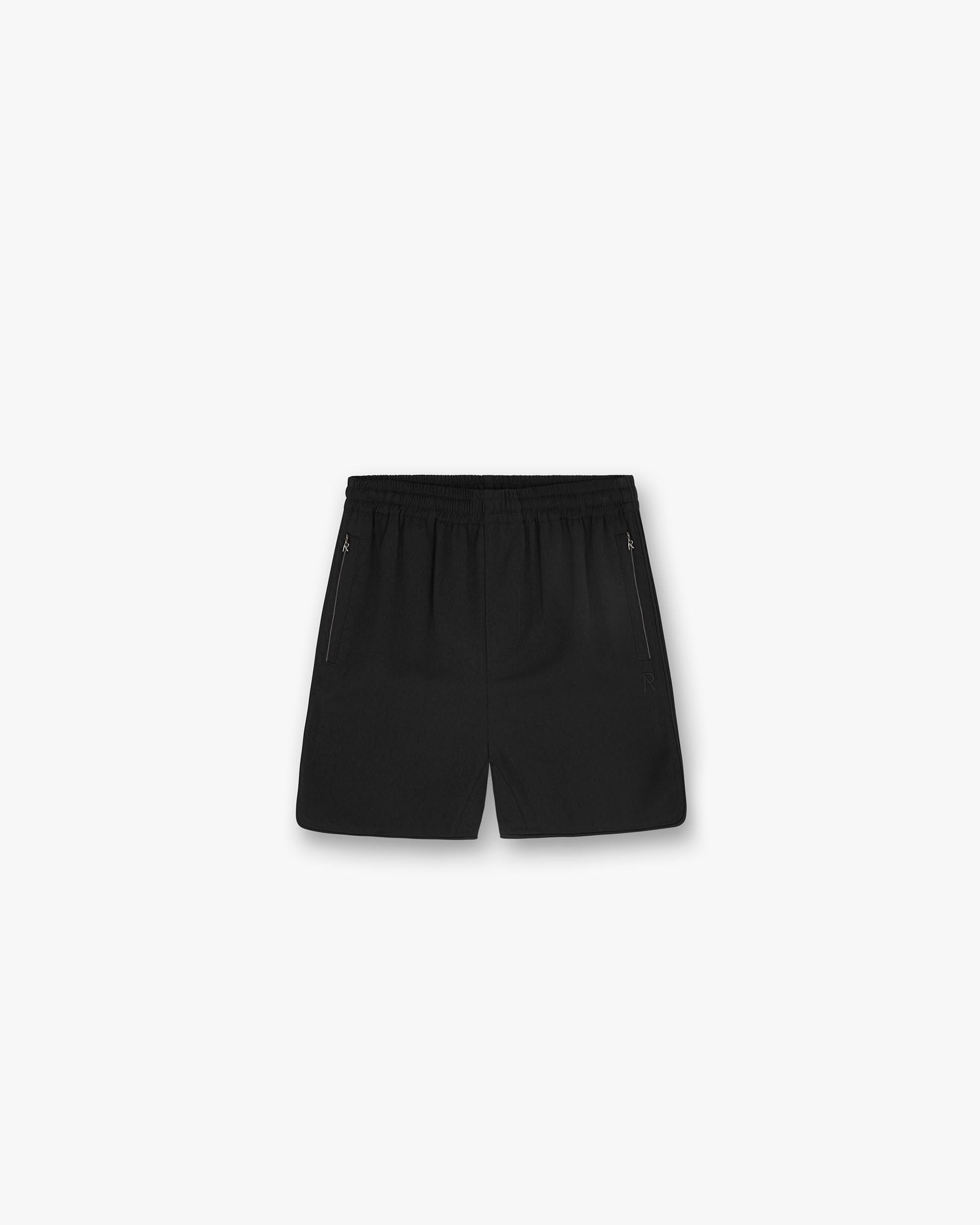 SC25 Piped Track Short - Jet Black