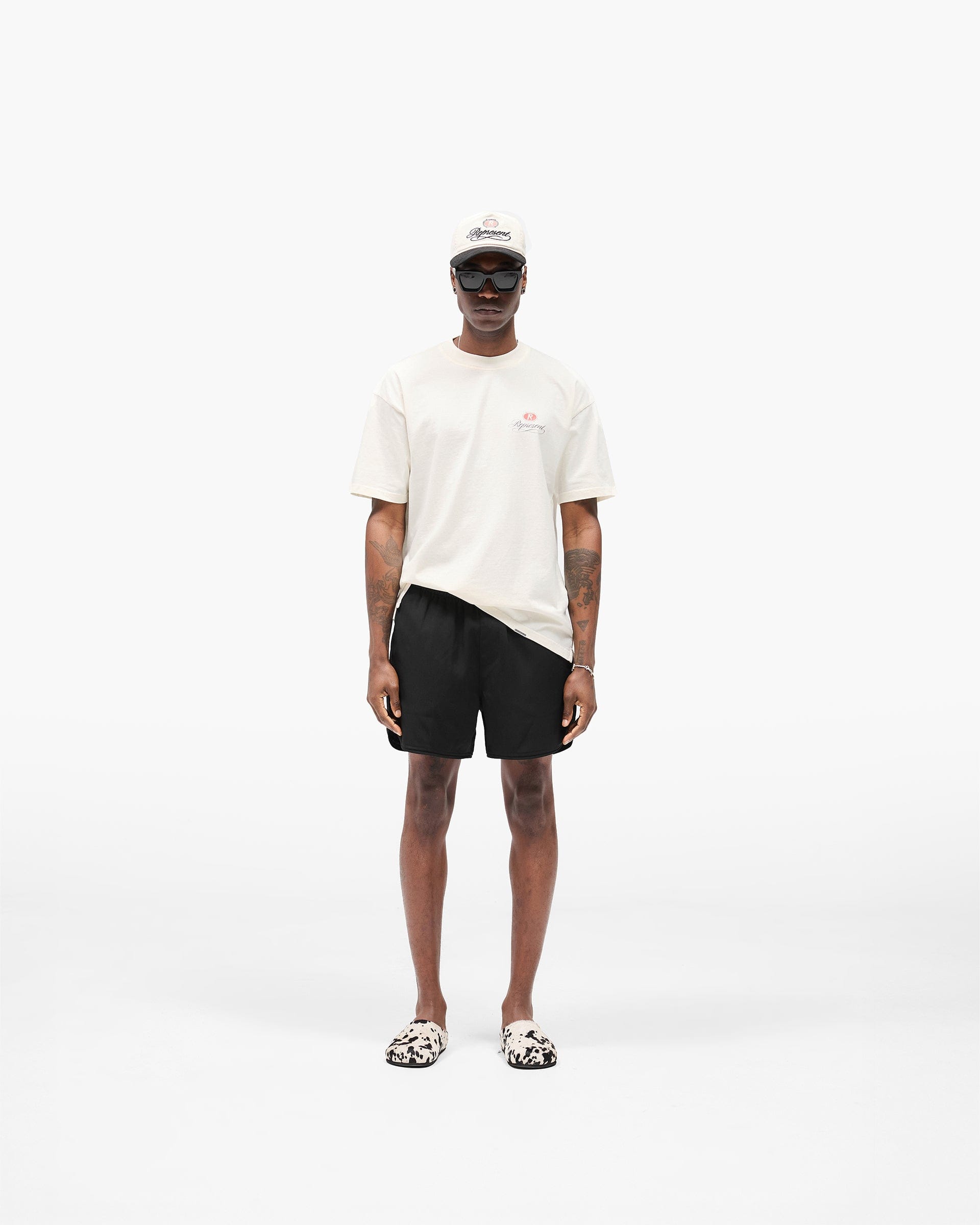 SC25 Piped Track Short - Jet Black