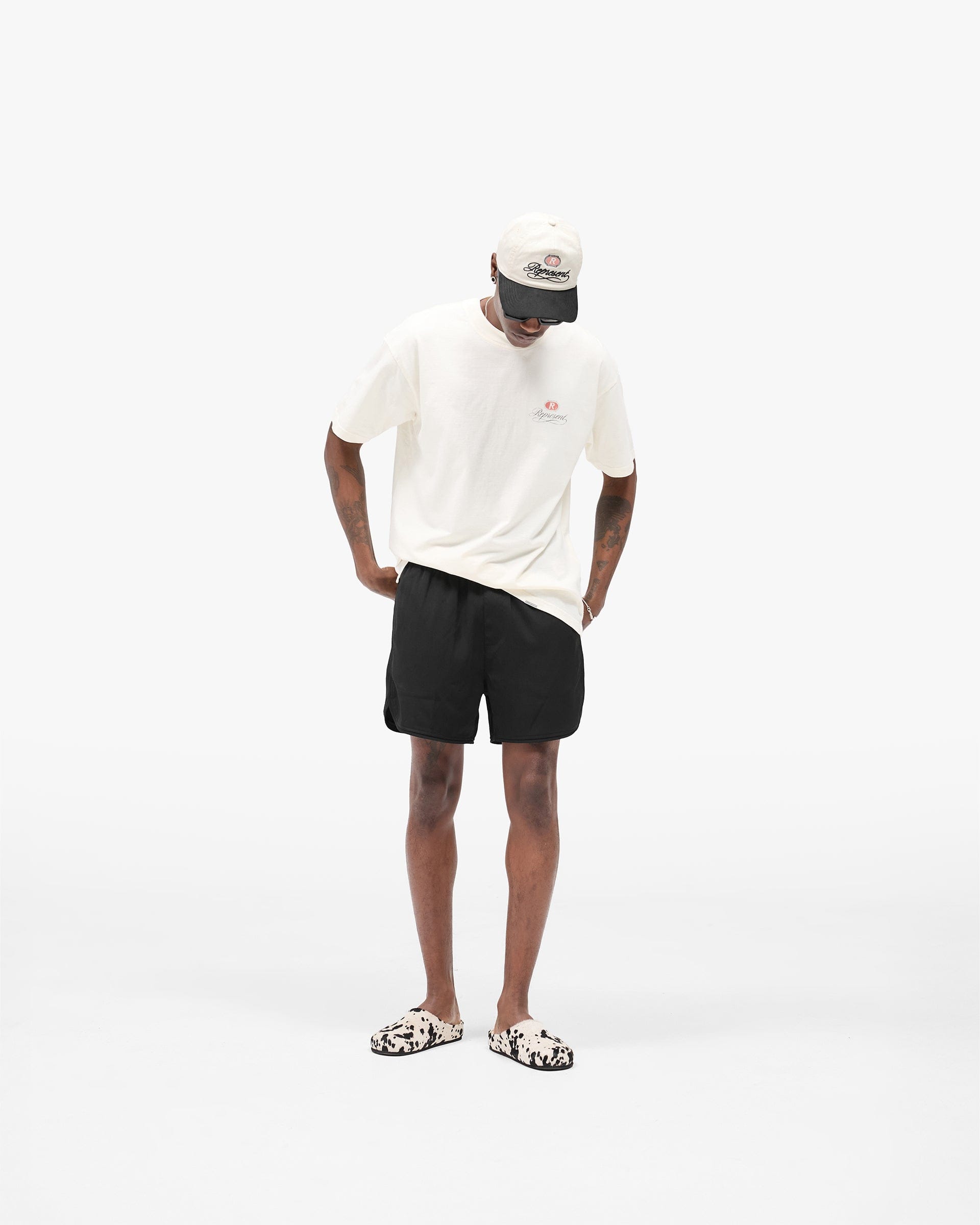 SC25 Piped Track Short - Jet Black