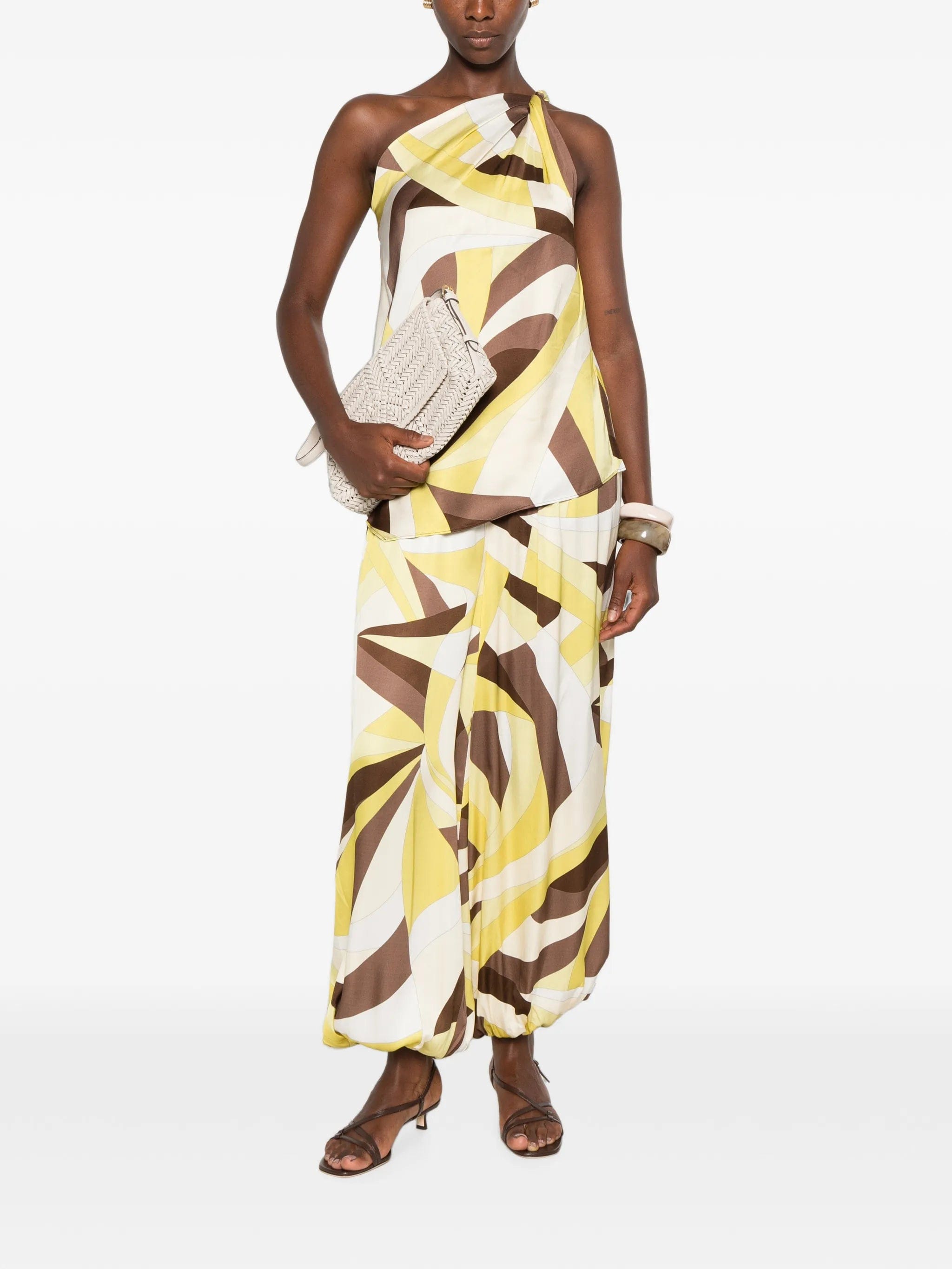 Faithfull Kortez geometric - print balloon trousers