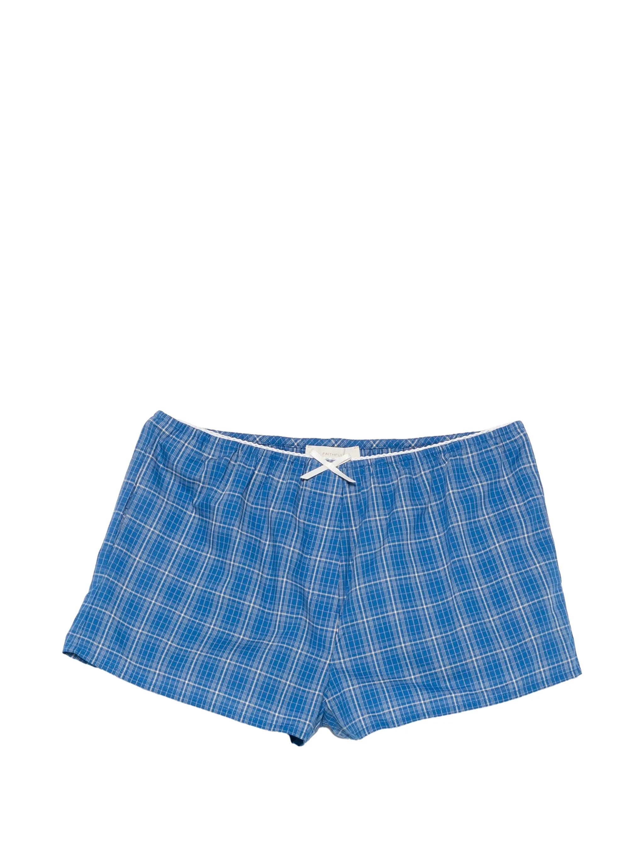 Faithfull Leya checkered shorts