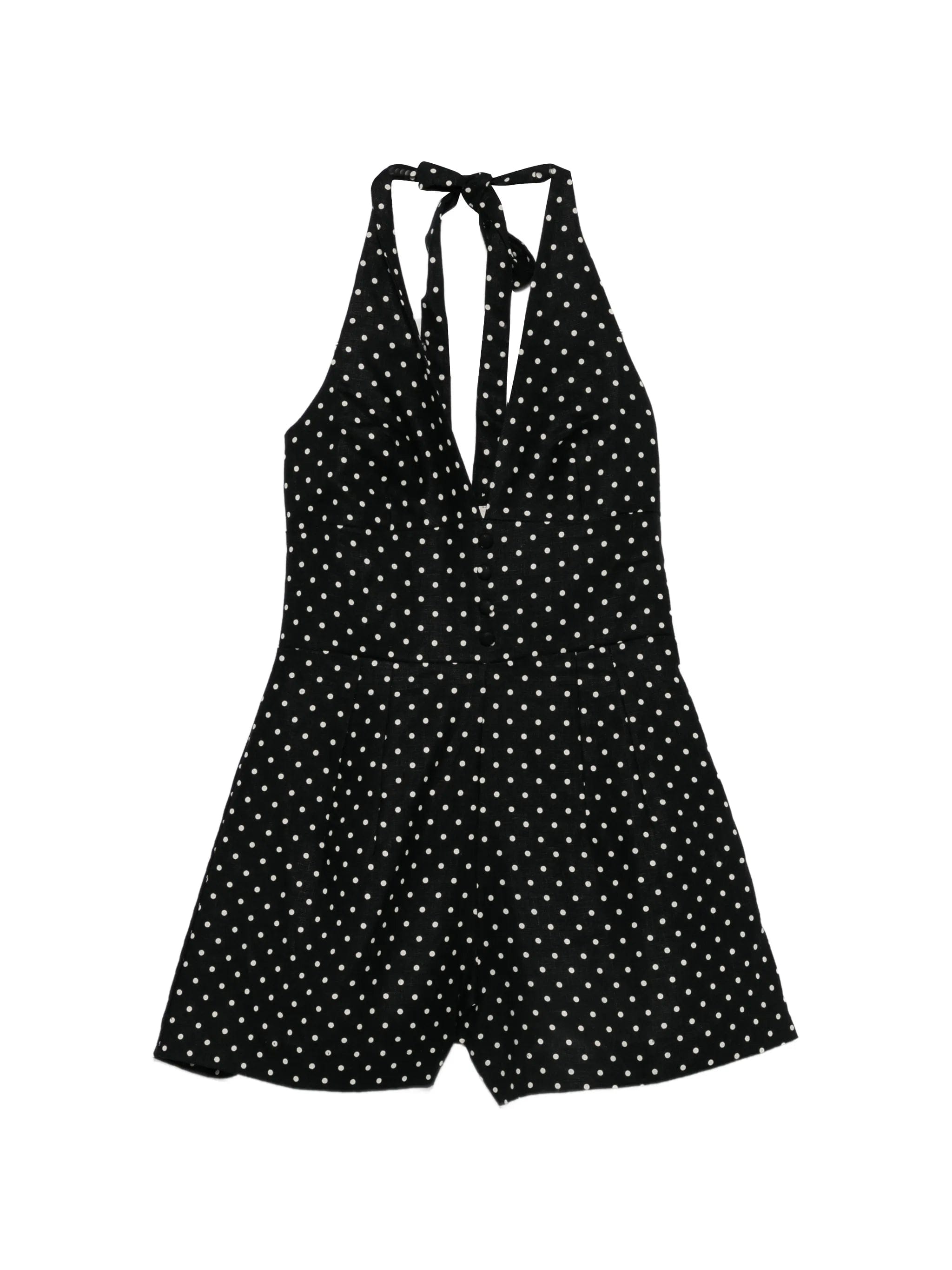 Faithfull Sofia polka - dot playsuit