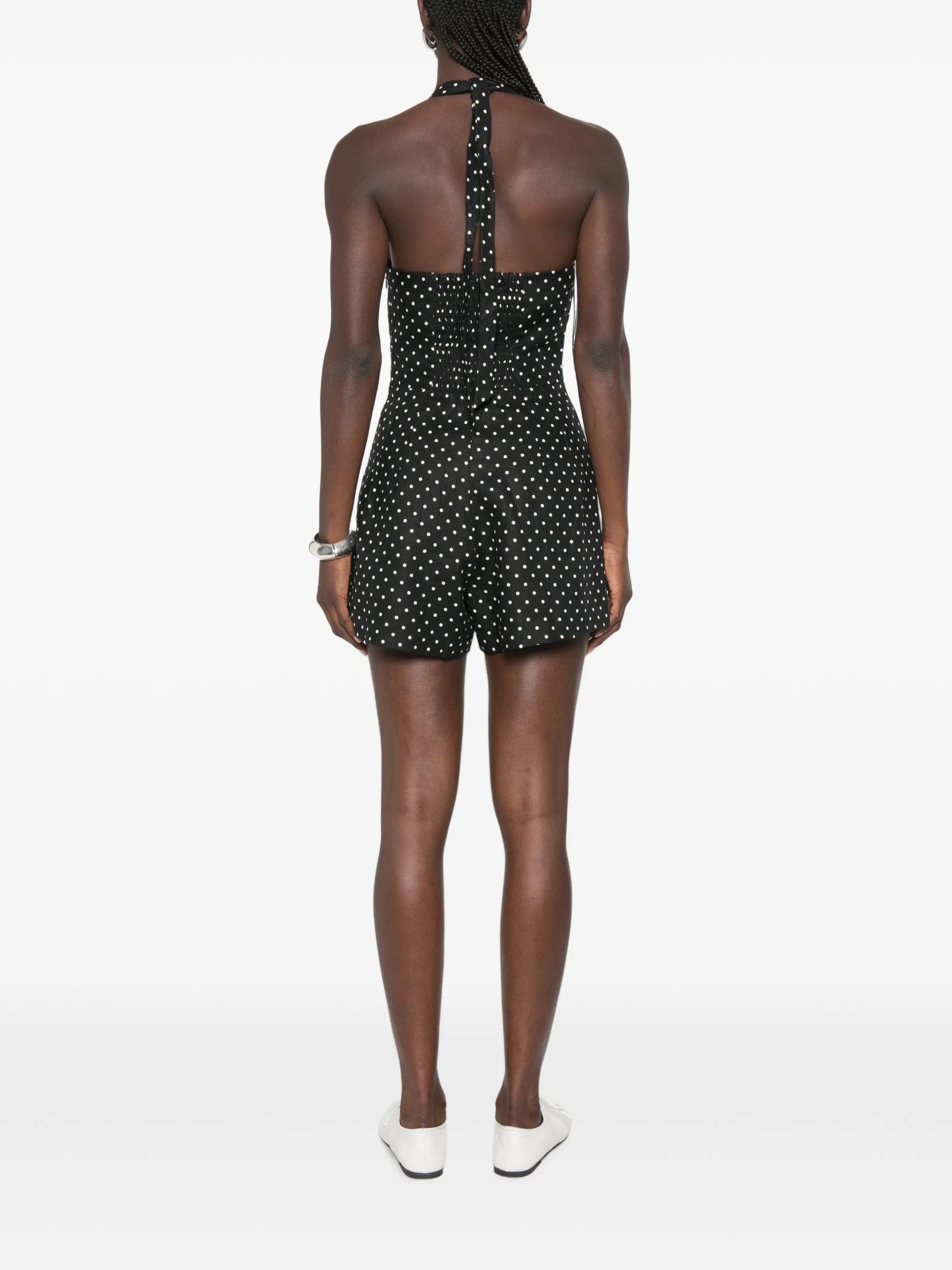 Faithfull Sofia polka - dot playsuit