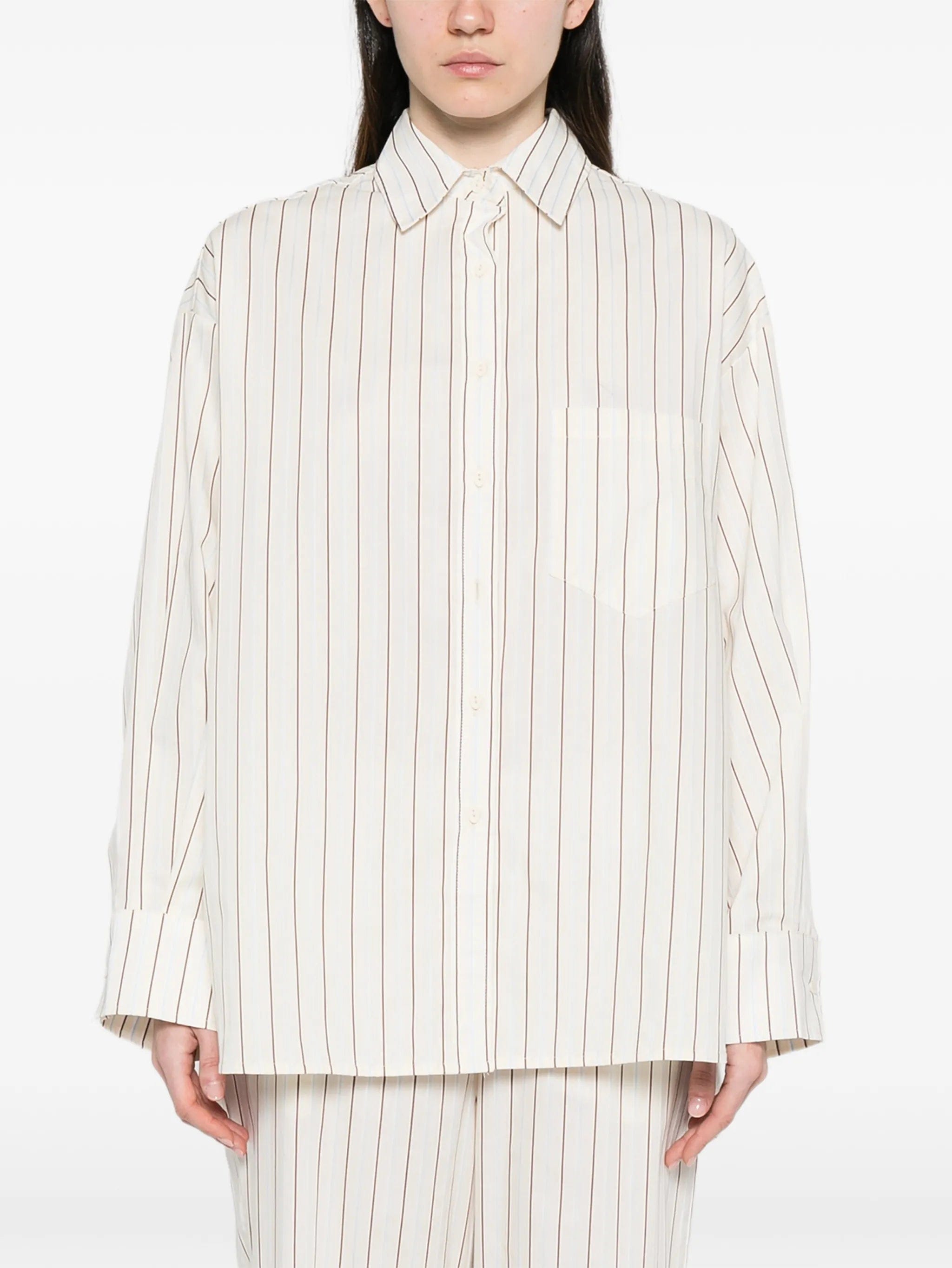 Faithfull Angelo pinstriped shirt