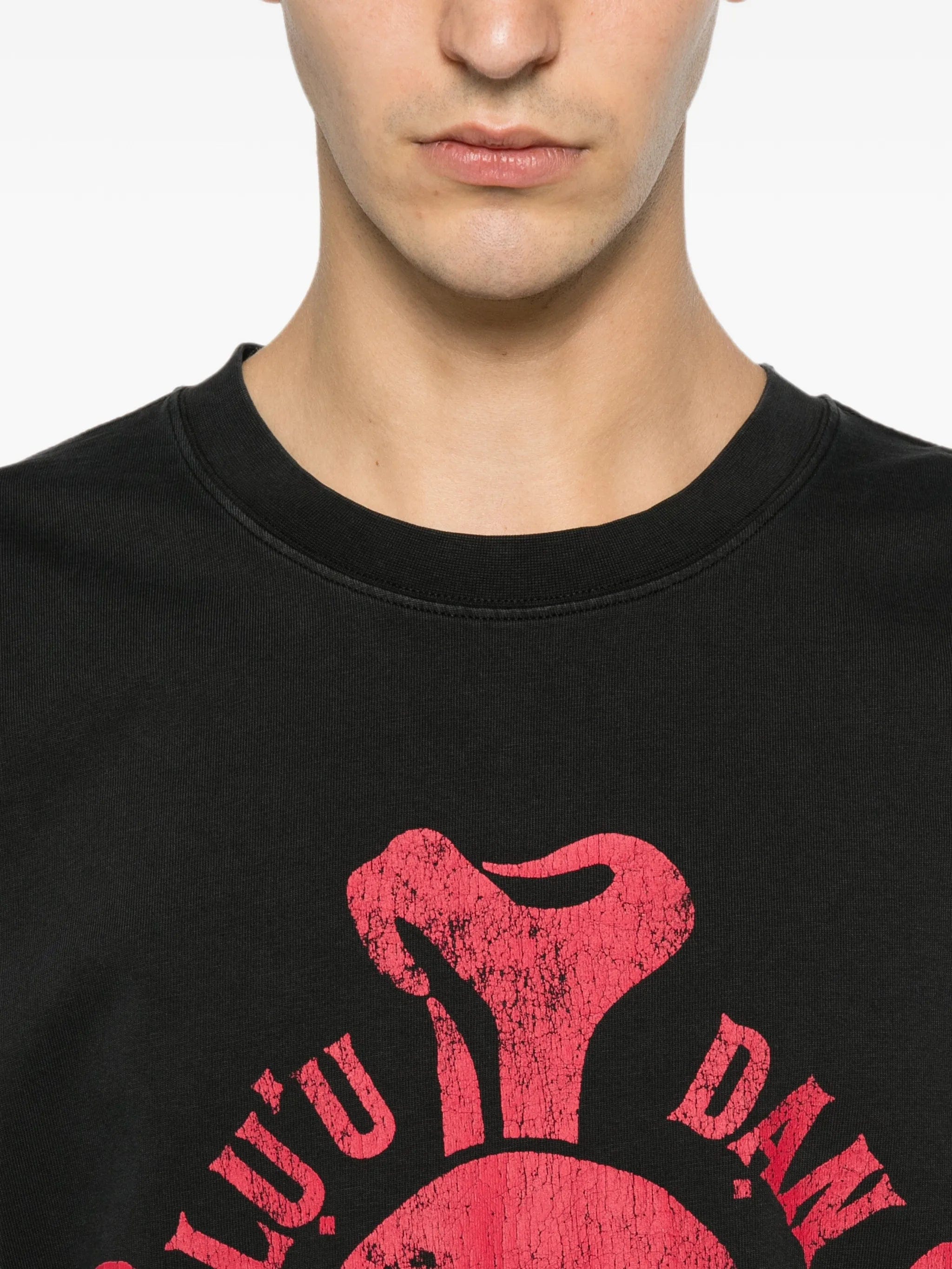 LỰU ĐẠN skull - print T - shirt