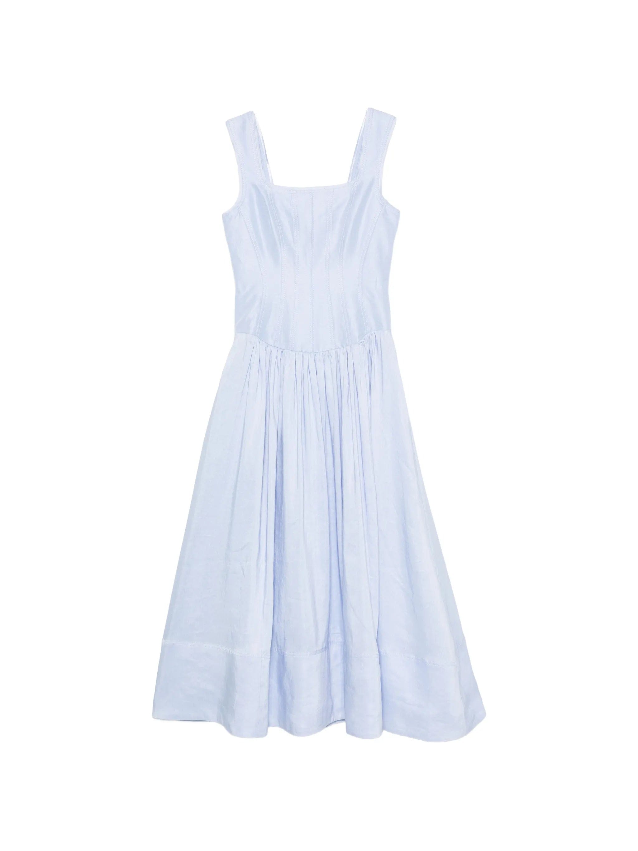 Aje Spirelle panelled midi dress